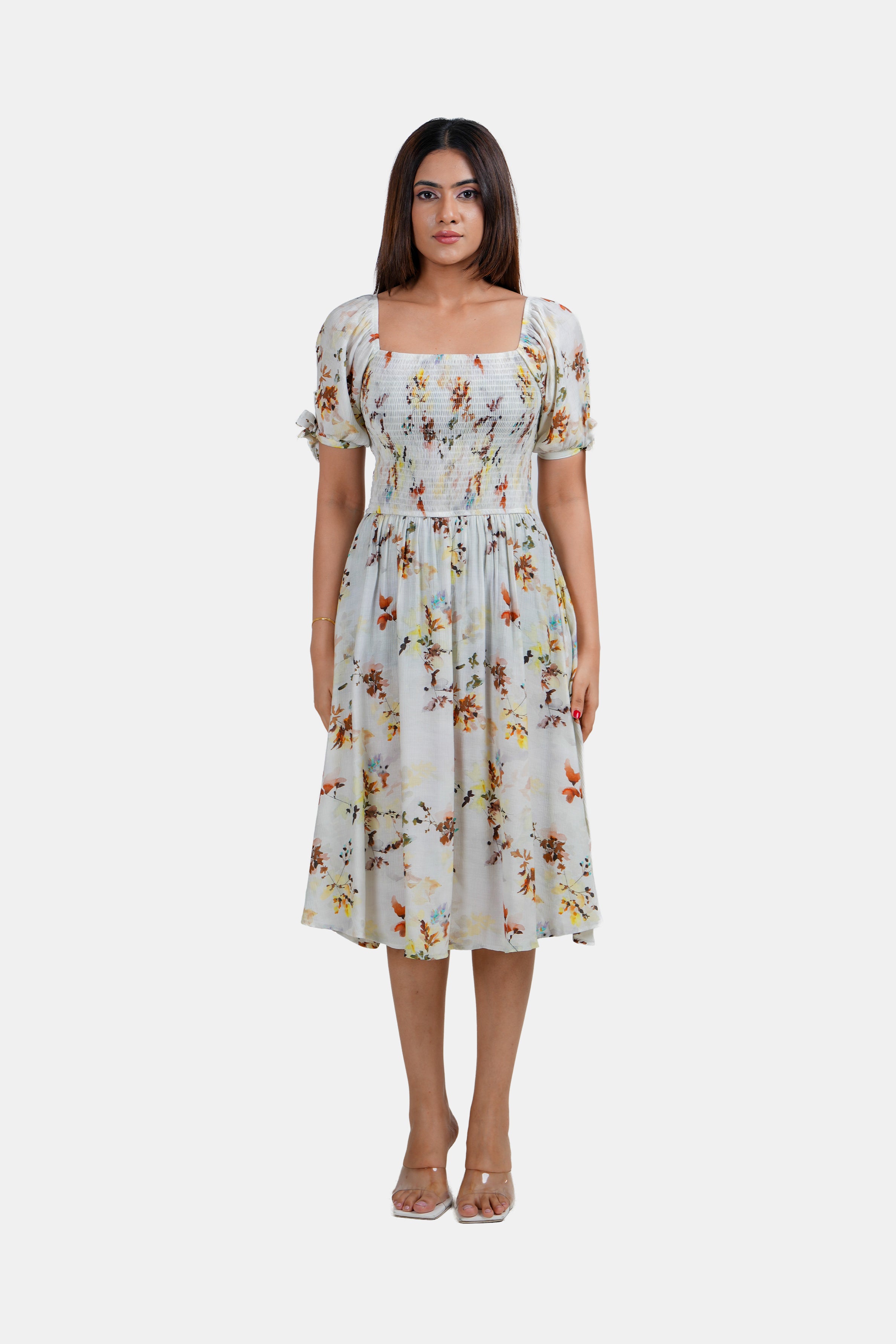 Modano Women's Floral Dress - Casual Wear