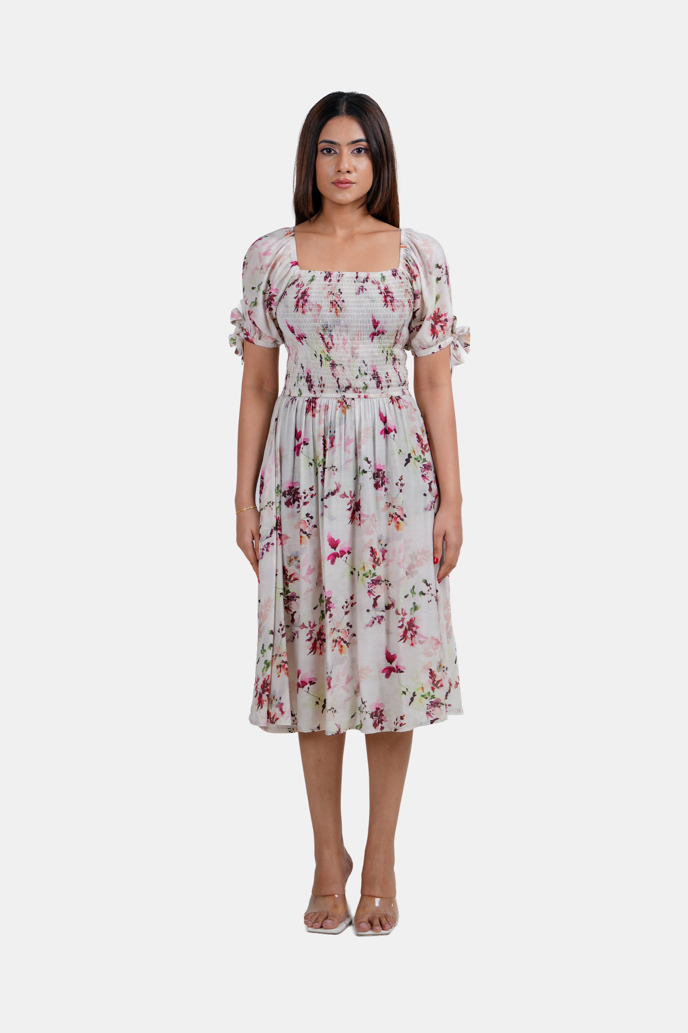 Modano Women's Floral Dress - Casual Wear