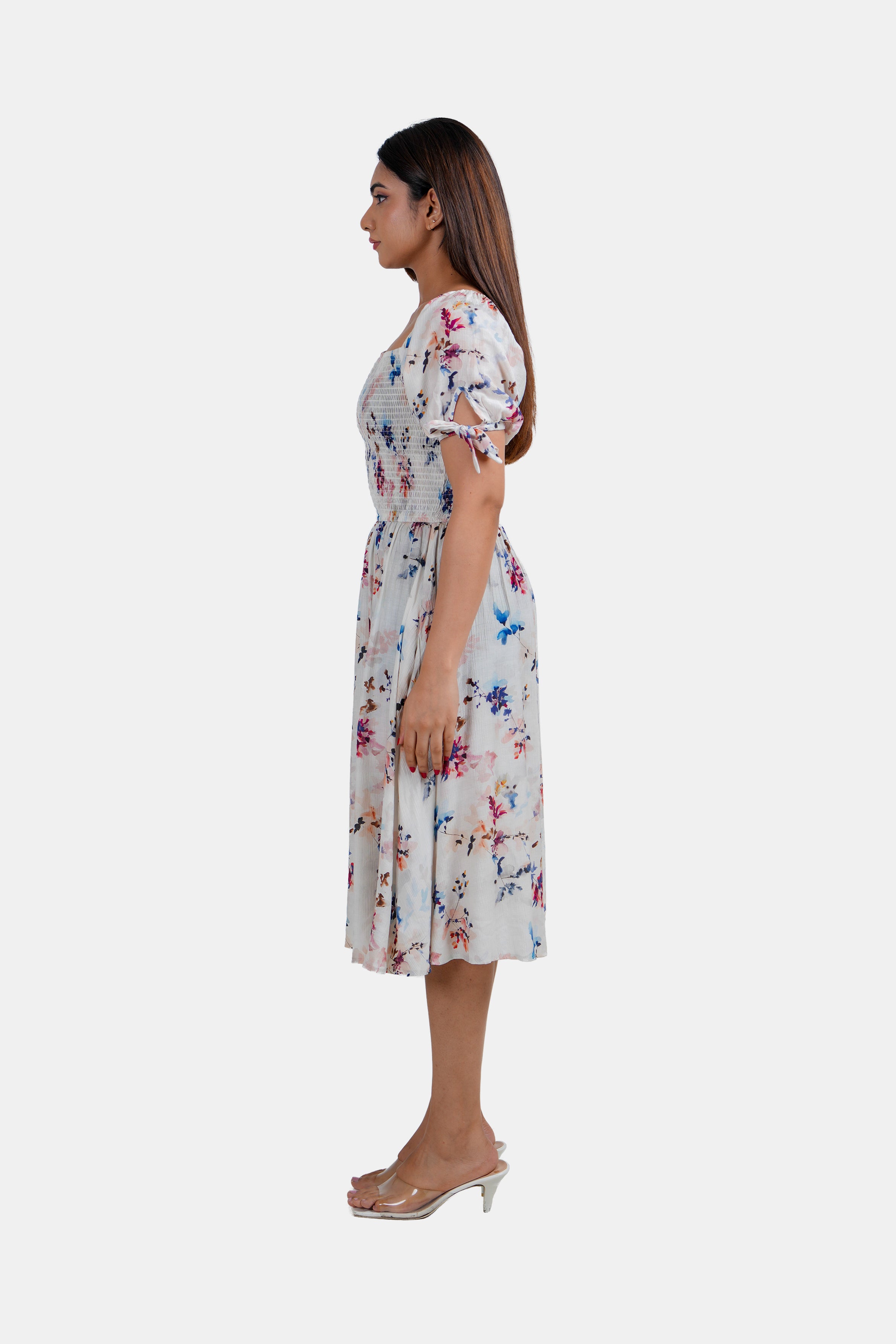 Modano Women's Floral Dress - Casual Wear