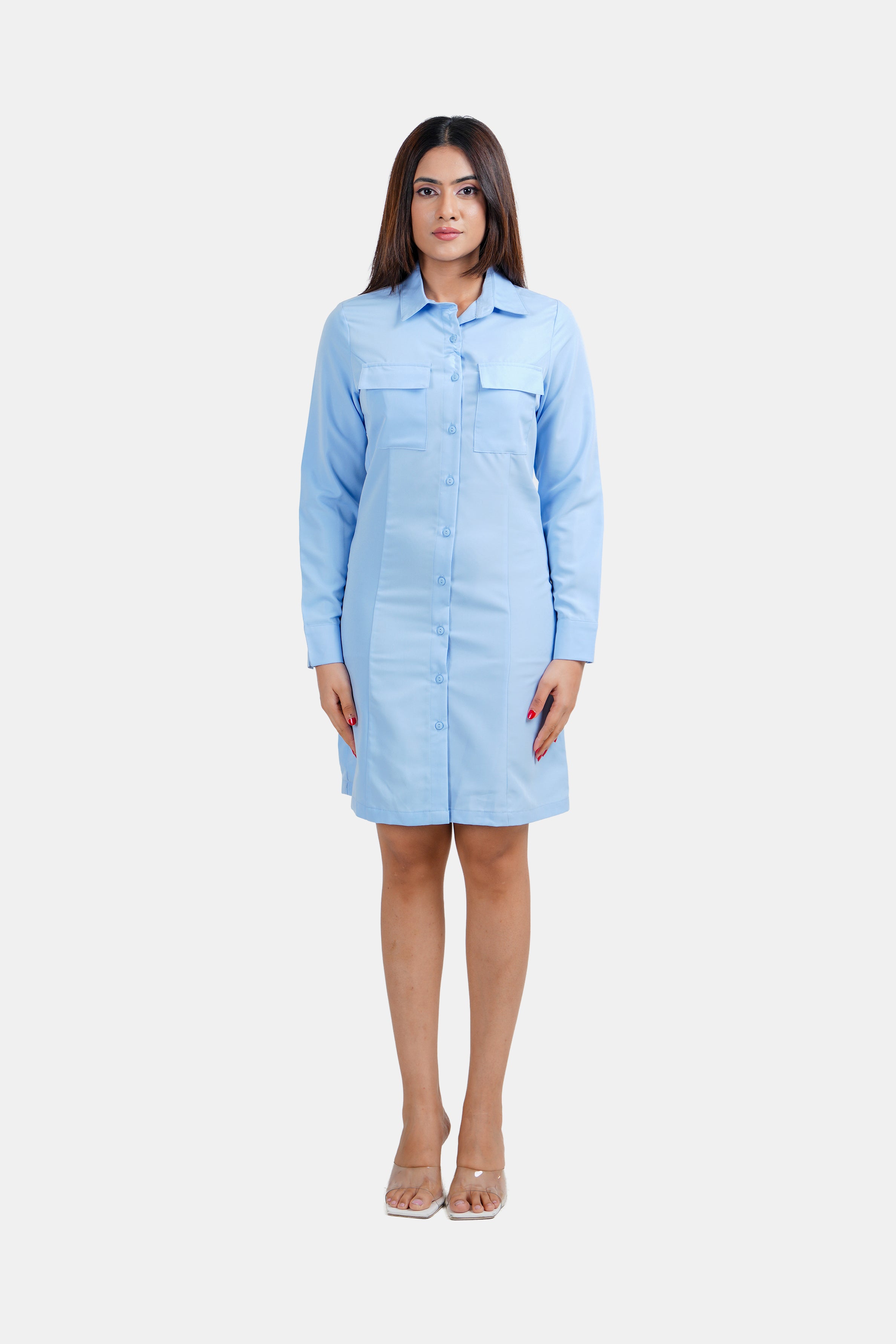 Modano Women's Shirt Dress - Casual Wear