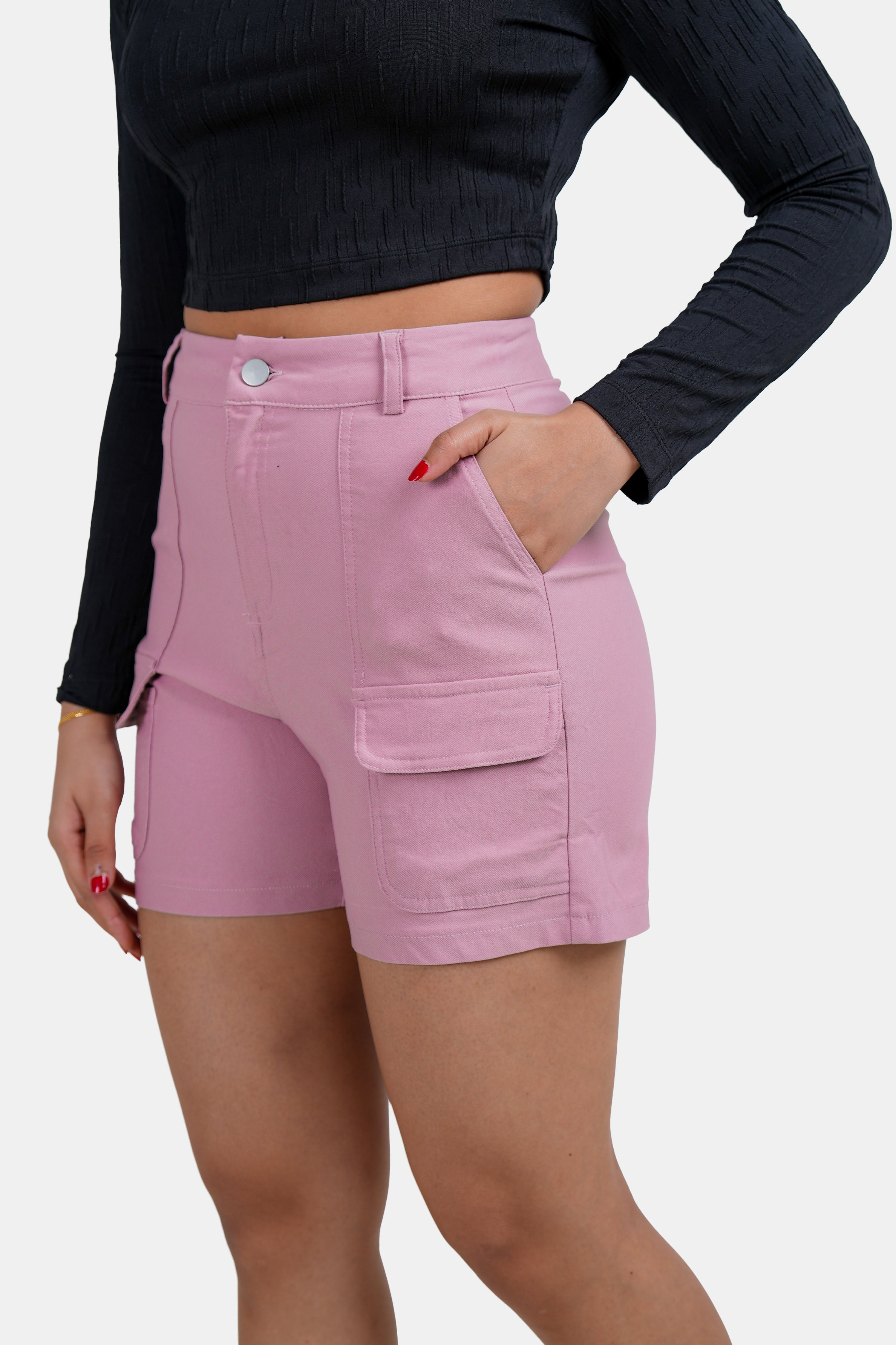 Modano Women's Mini Cargo Short - Casual Wear