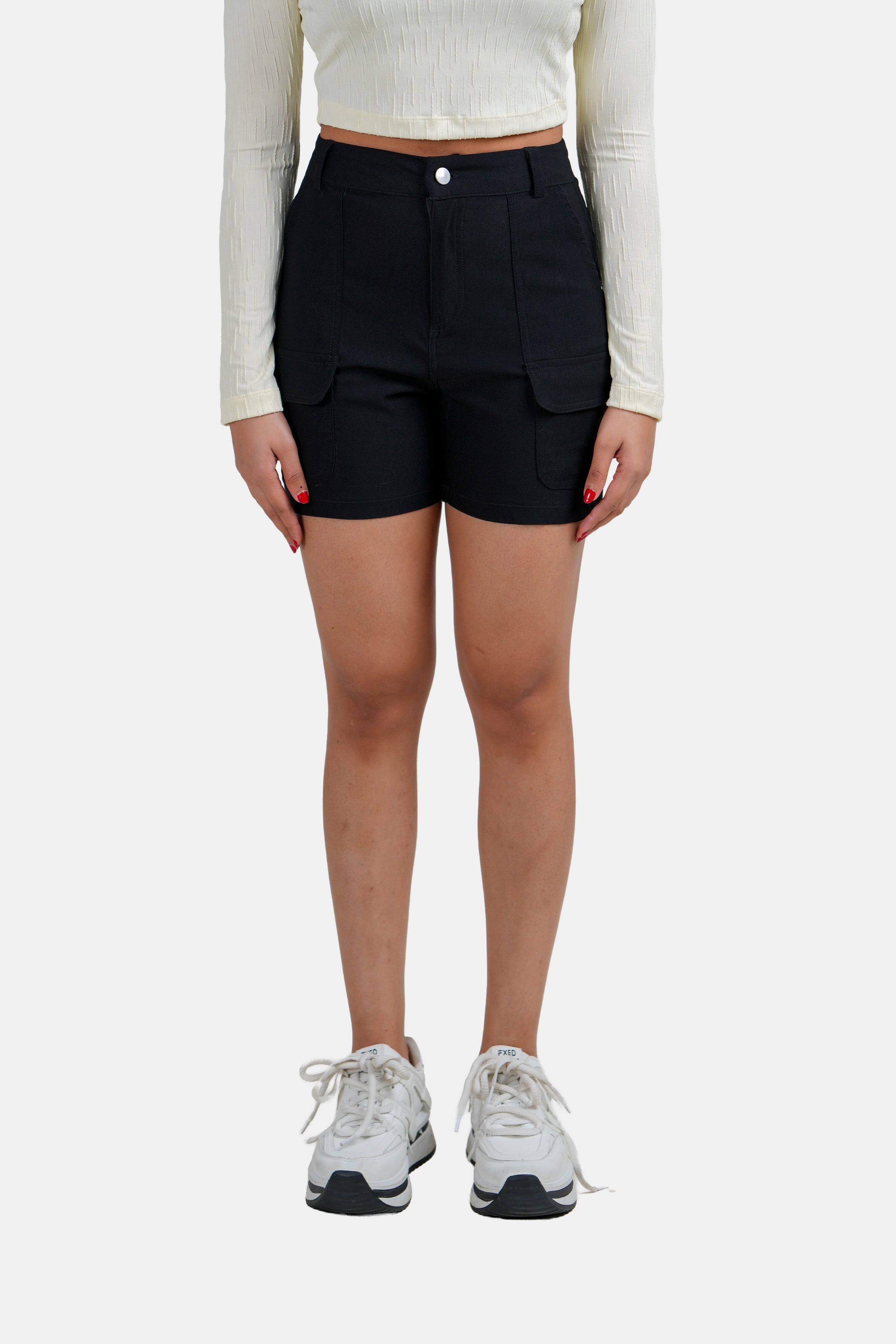 Modano Women's Mini Cargo Short - Casual Wear