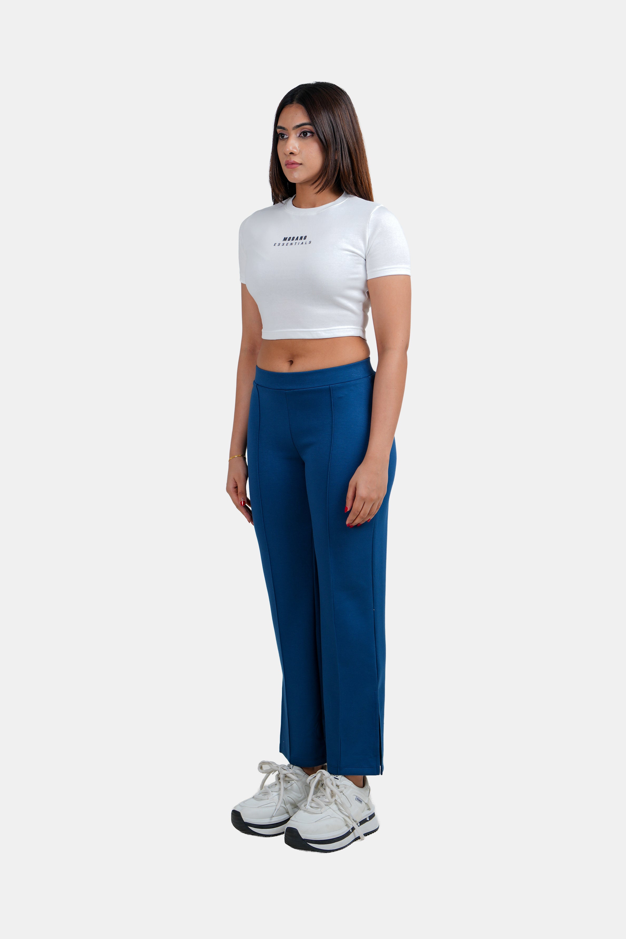 Modano Women's Slim Fit Pant - Casual Wear