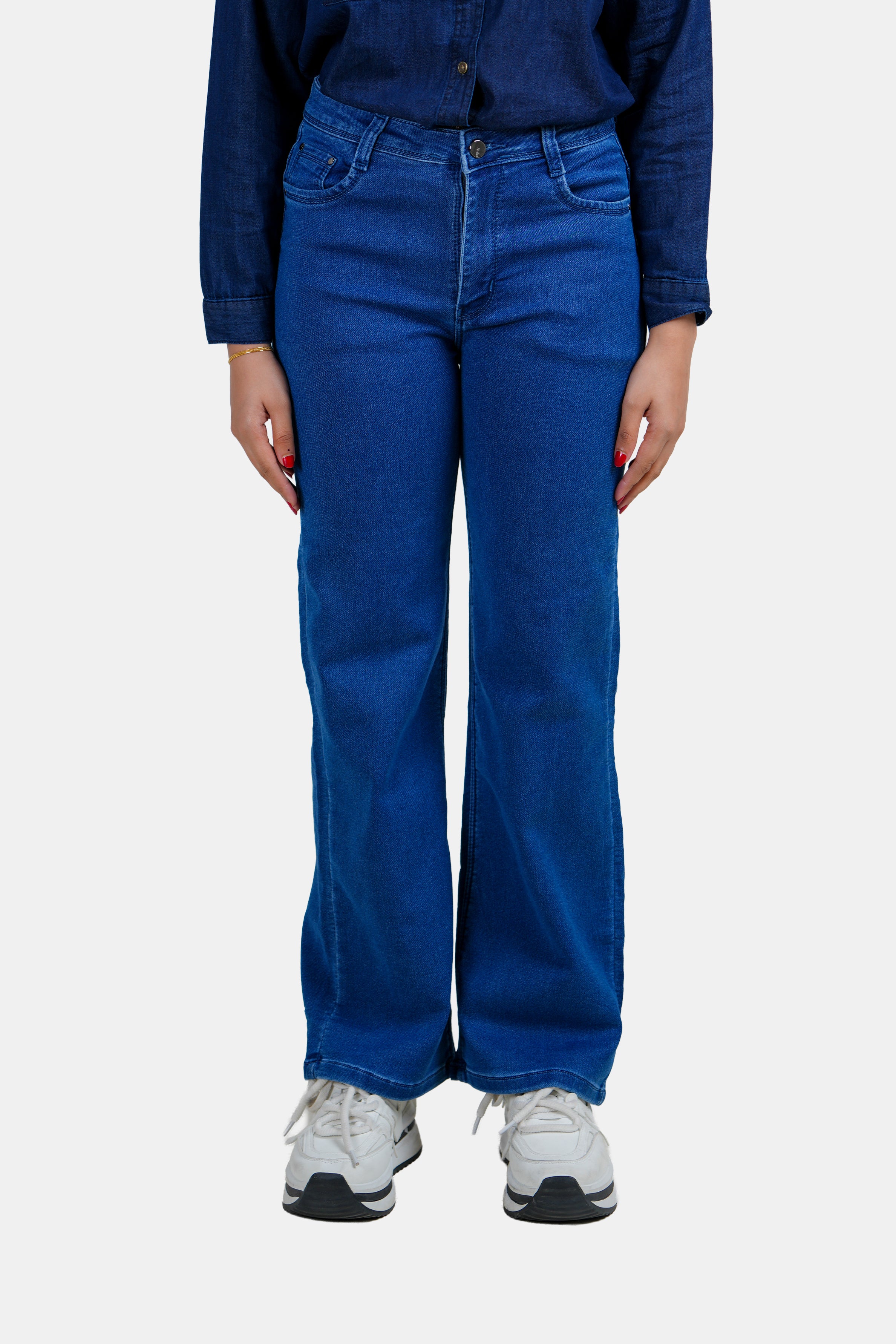 Modano Women's Denim Pant - Casual Wear