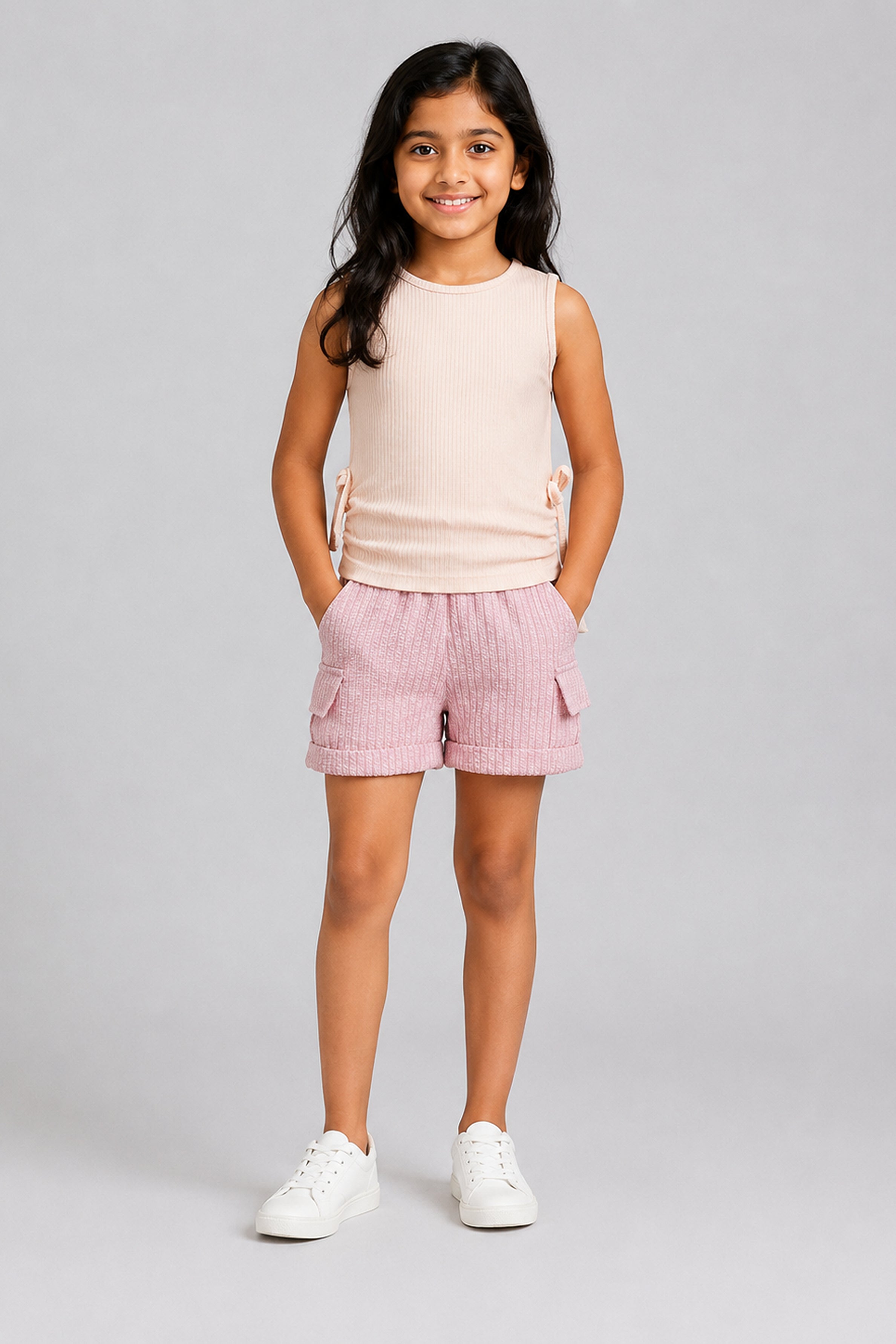 LITTLE MODANO Kids' Beige Top