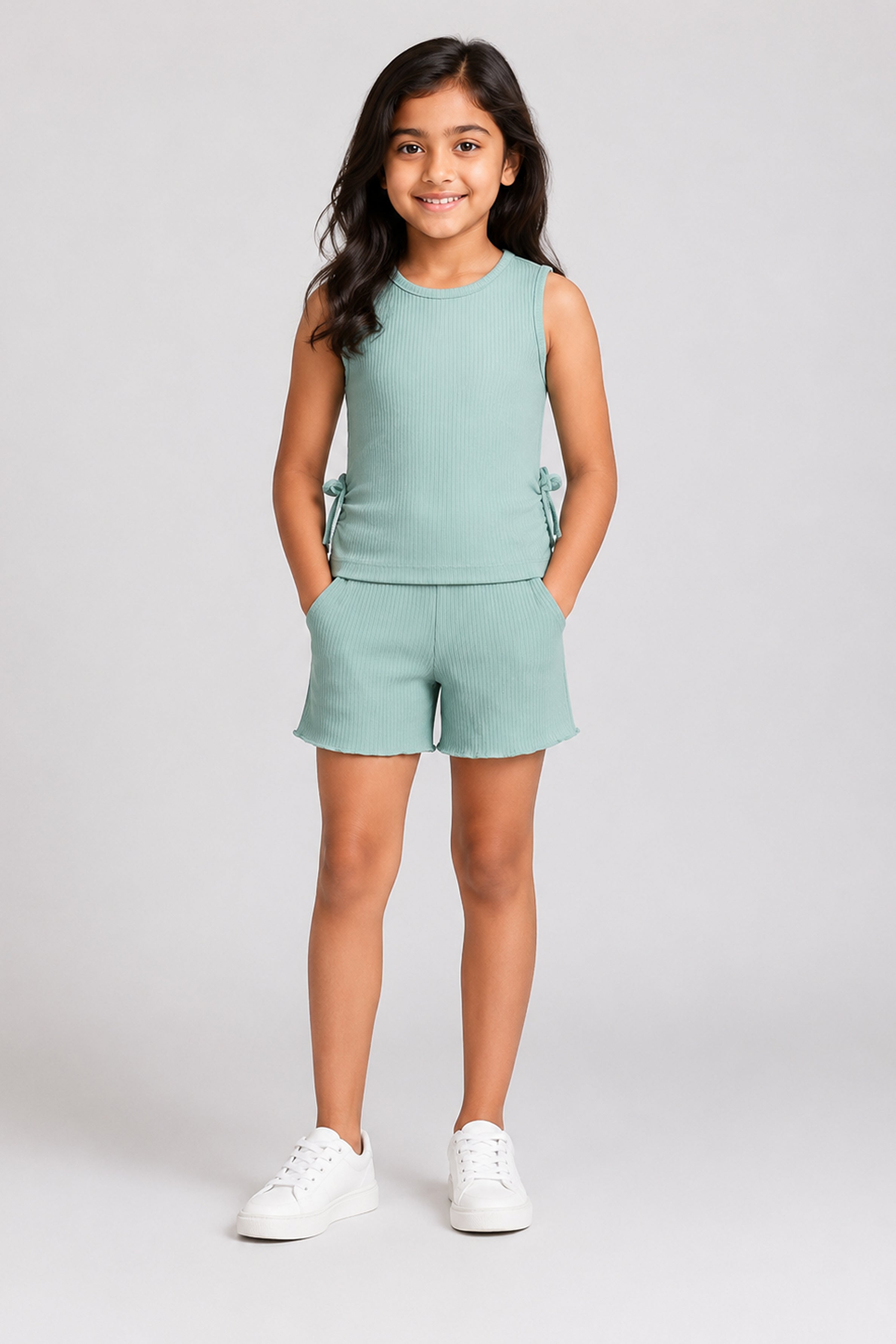 LITTLE MODANO Kids' Green Top