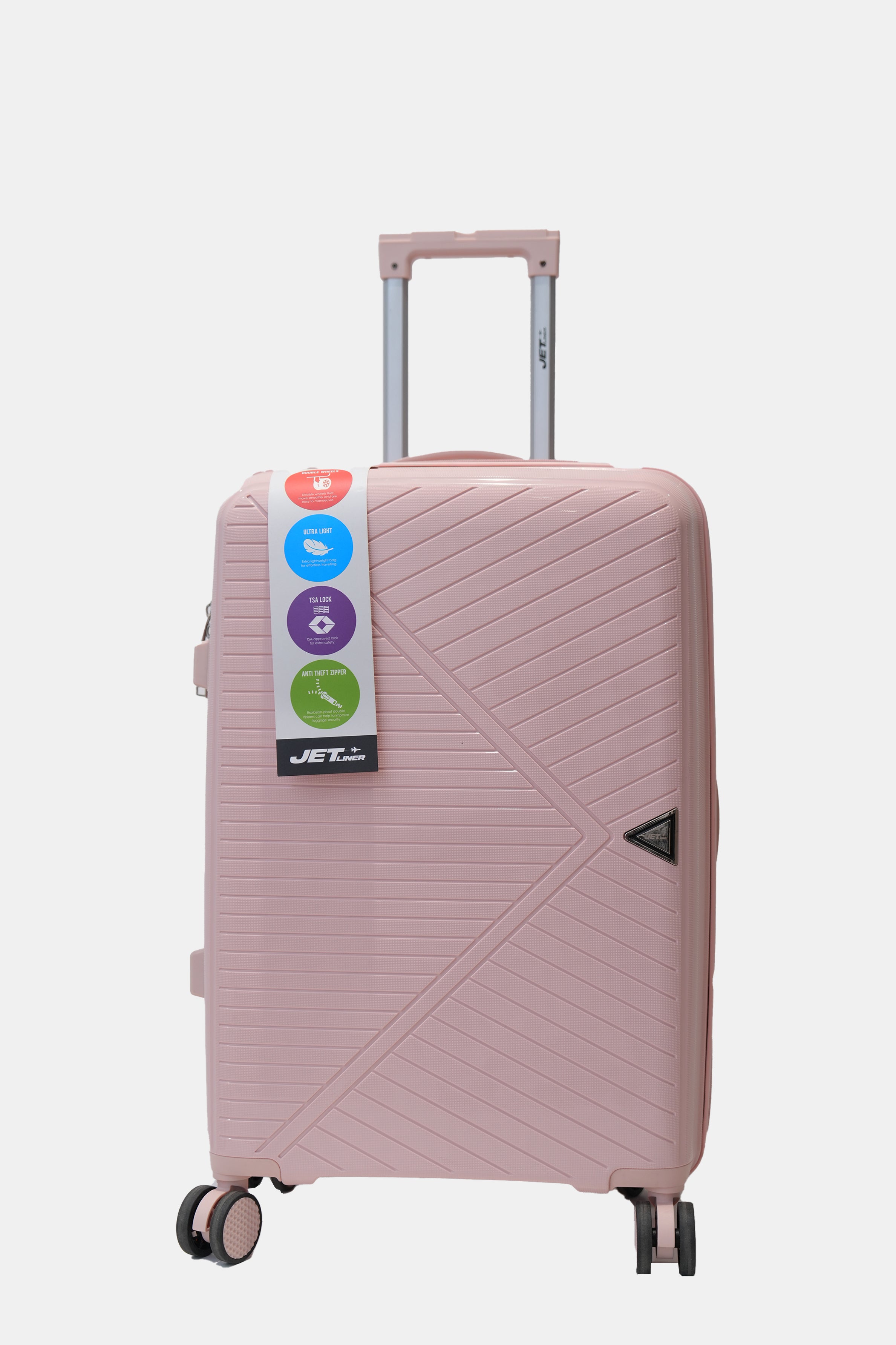 Jetliner Luggage Bag-Rose Gold
