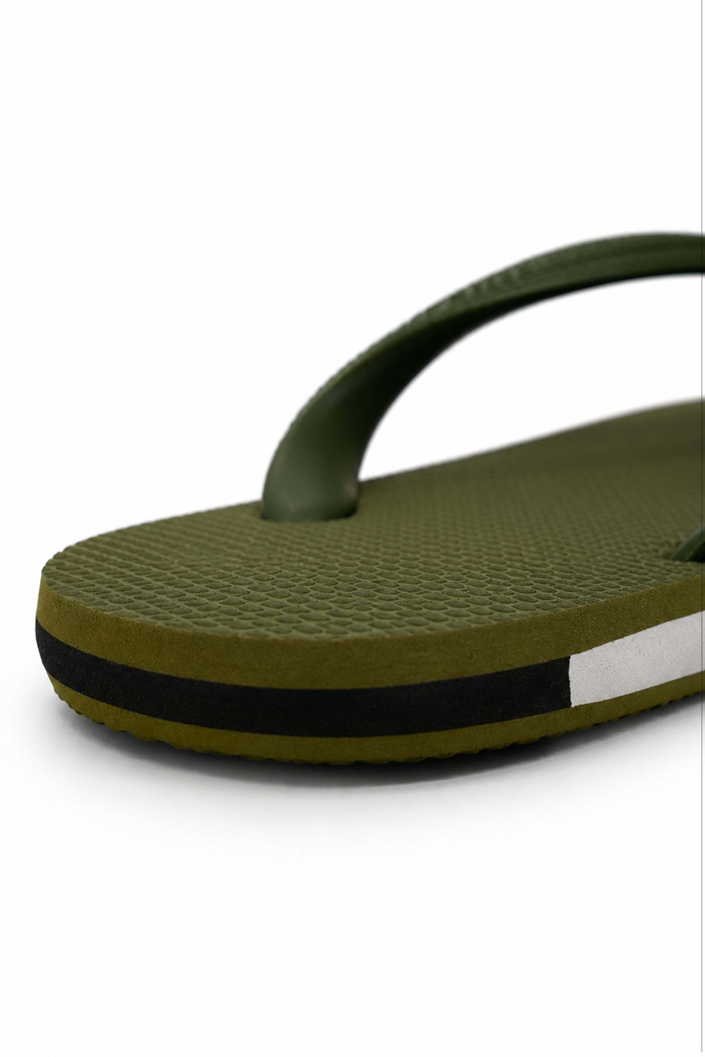 HUSTLE Men's Flip Flops - Green