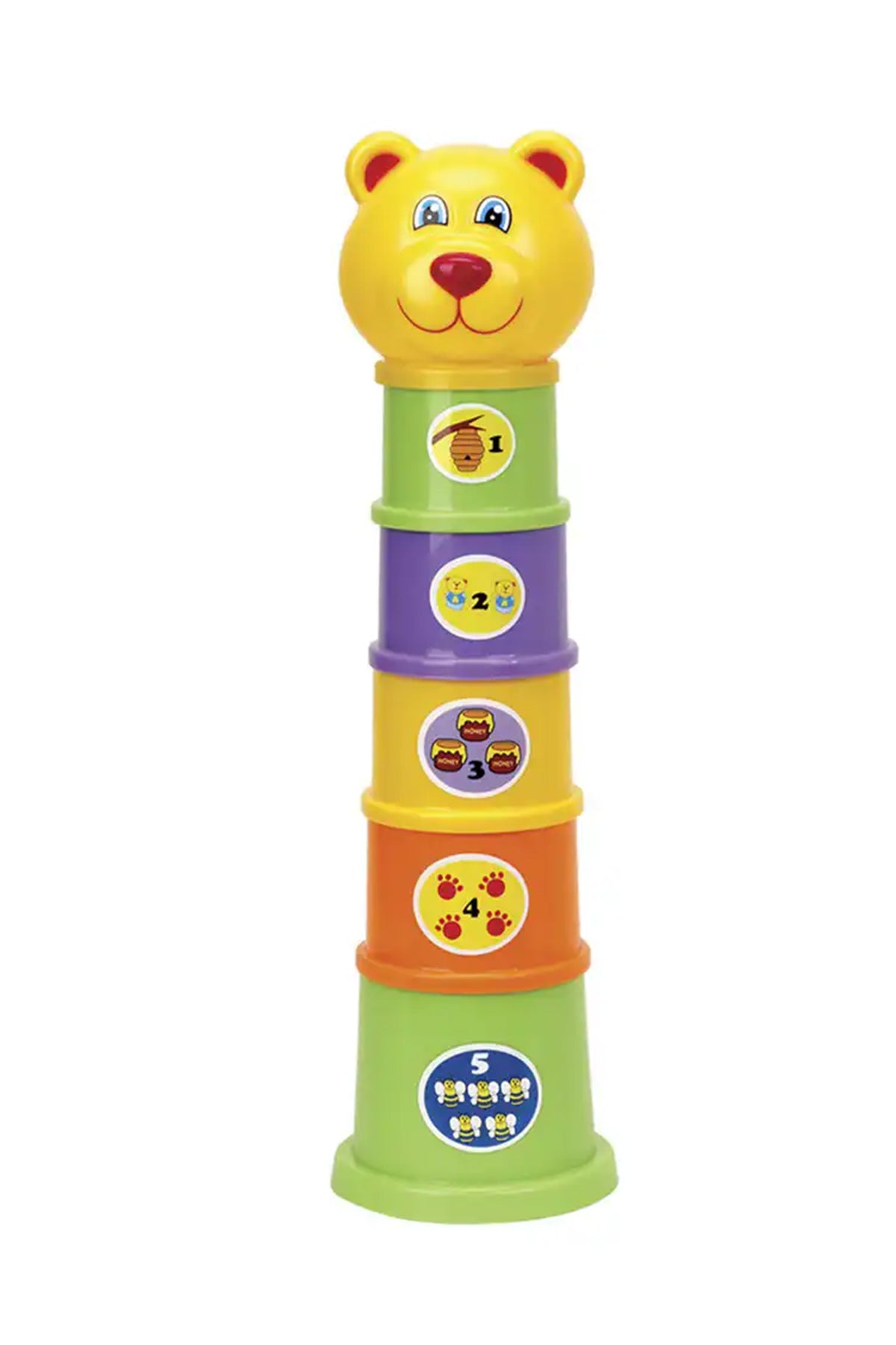 Funtime Teddy Jumbo Stacking Cups