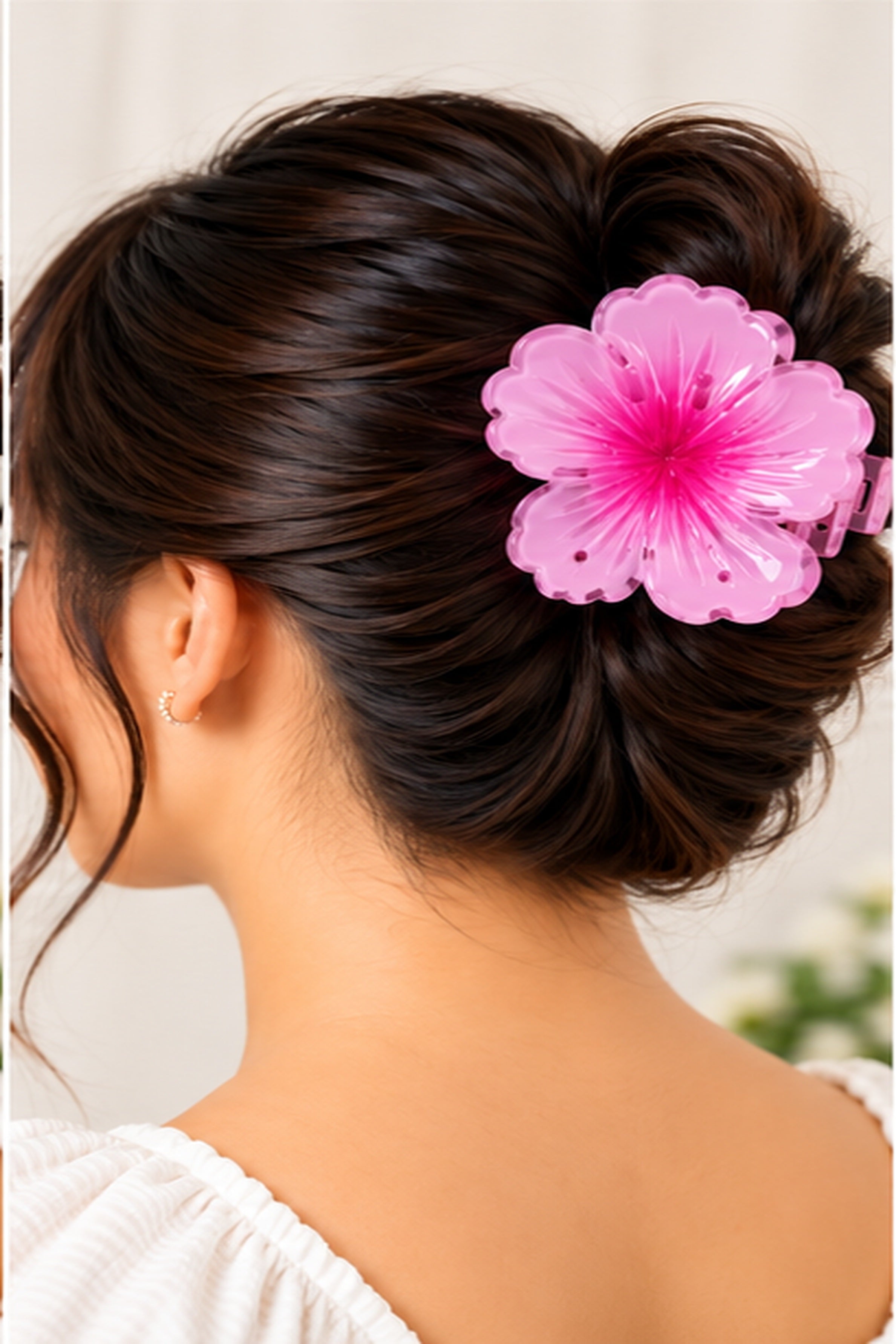 MOON Stone Women's Hair Slide - 1pcs