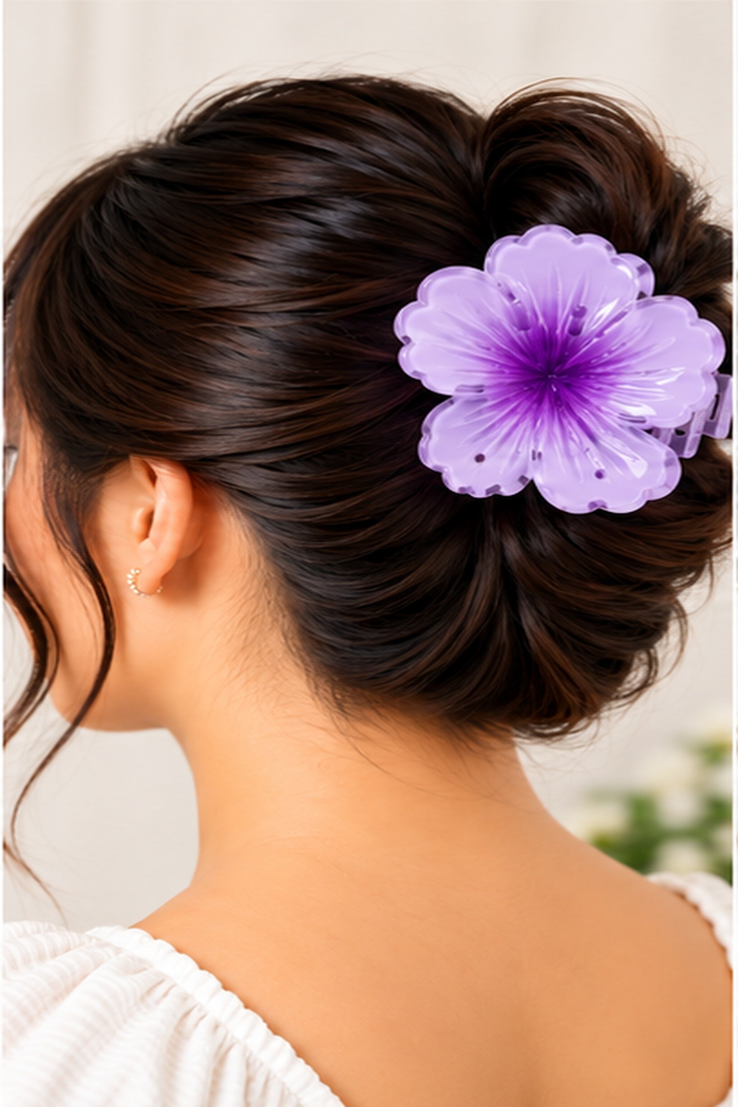 MOON Stone Women's Hair Slide - 1pcs