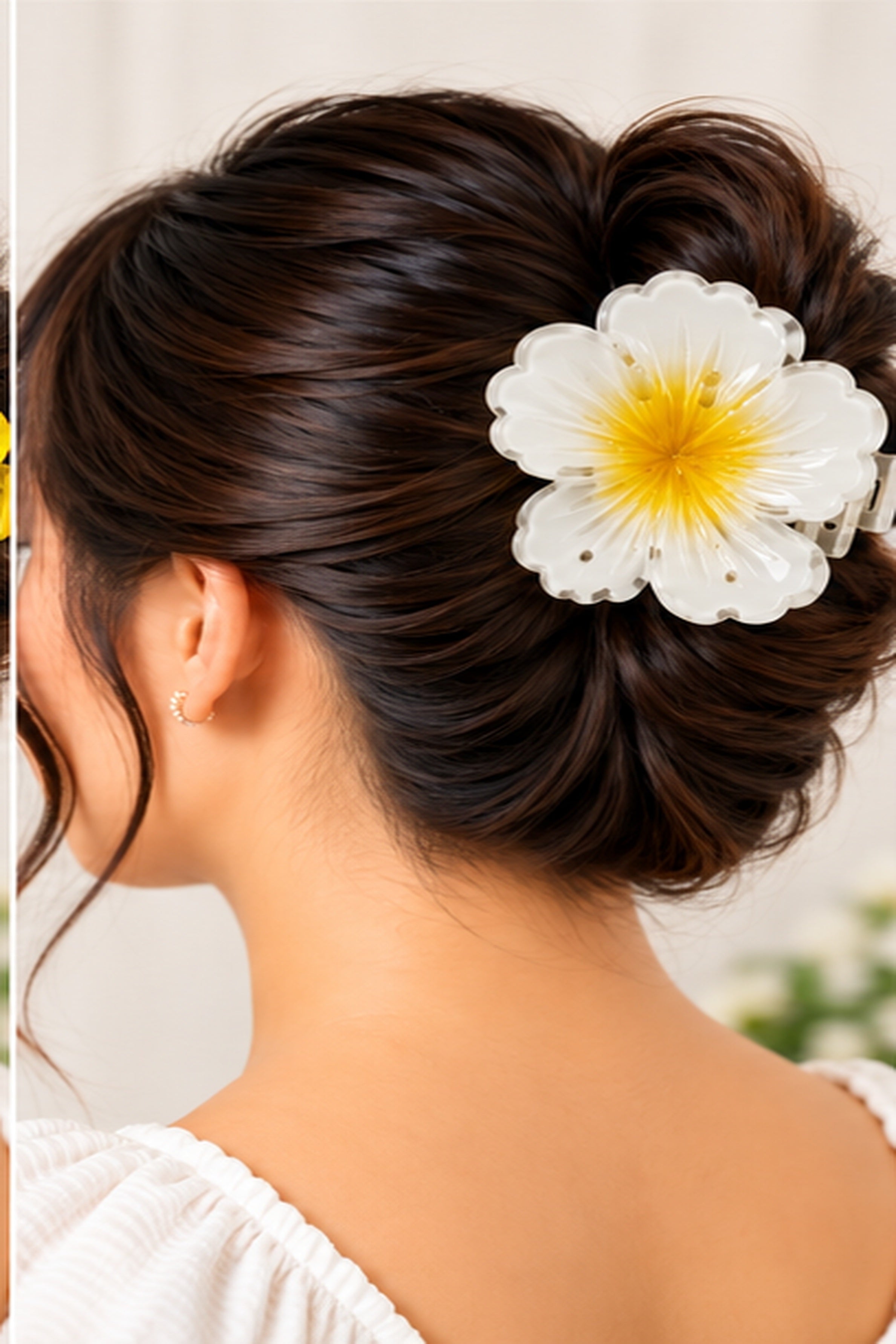 MOON Stone Women's Hair Slide - 1pcs
