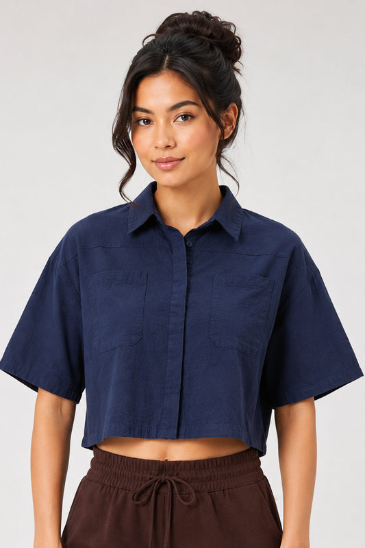 MODANO Women's Navy Top