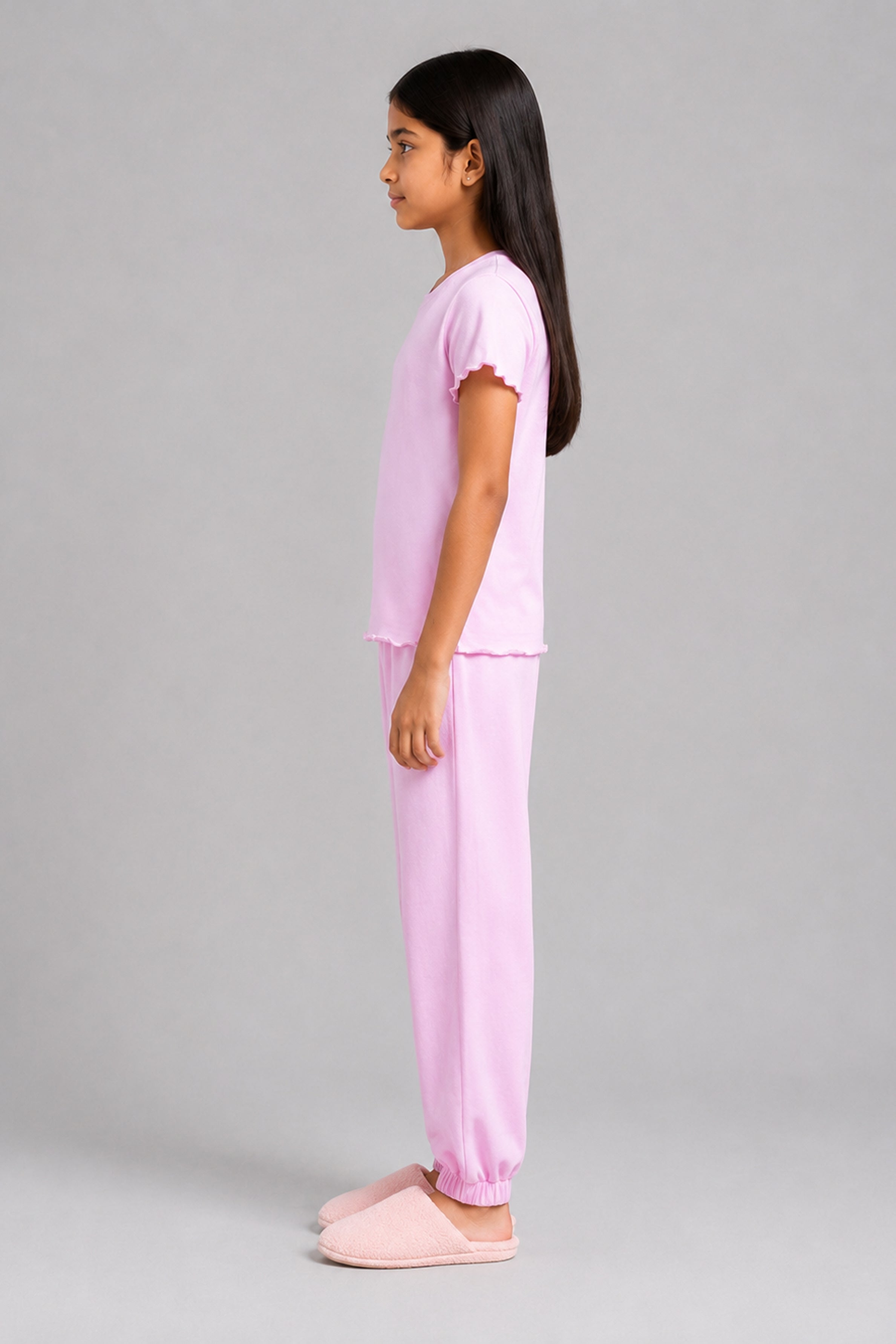 YAWN Kid's Pijama 2Pcs Set - Pink