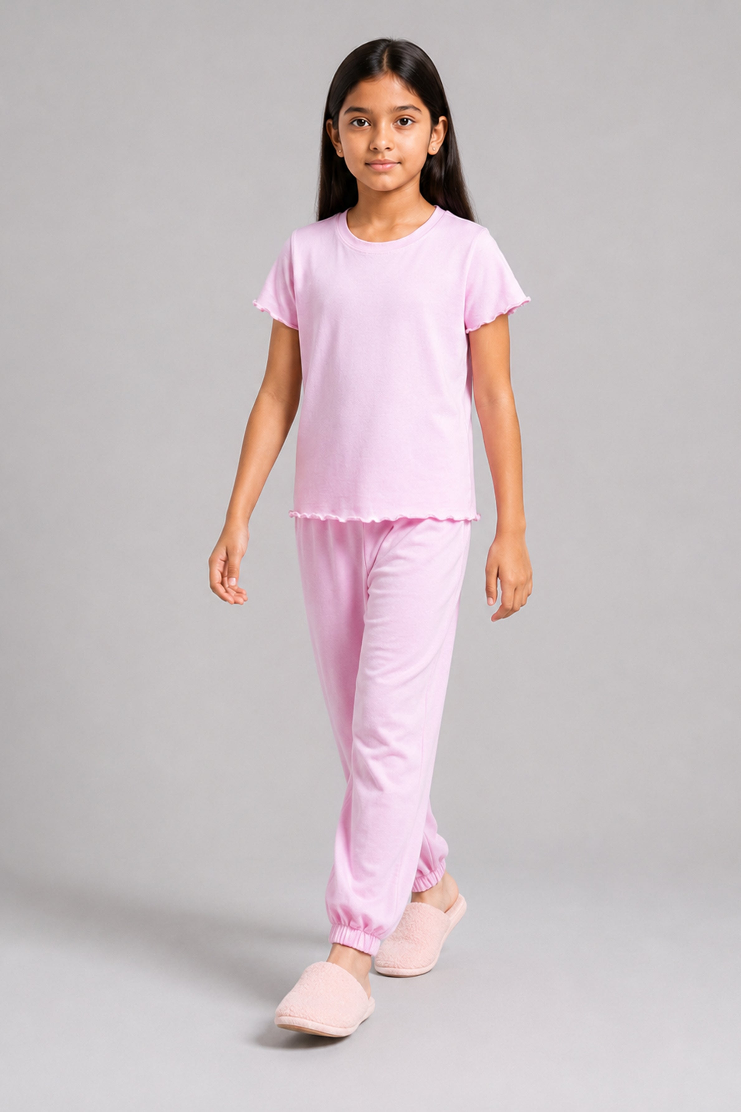 YAWN Kid's Pijama 2Pcs Set - Purple