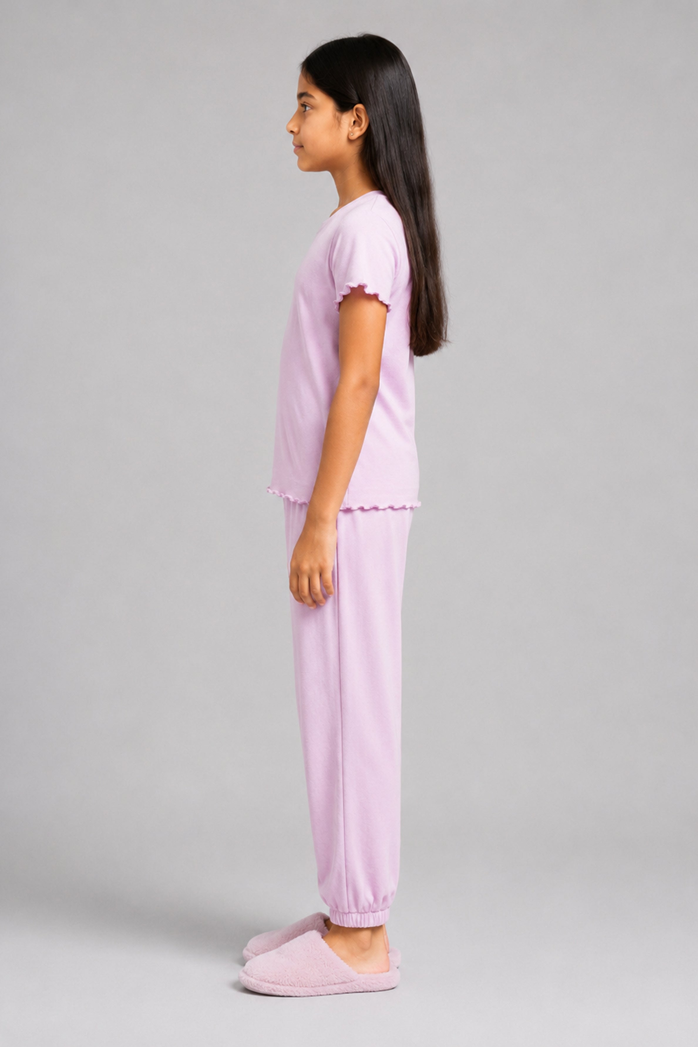 YAWN Kid's Pijama 2Pcs Set - Purple