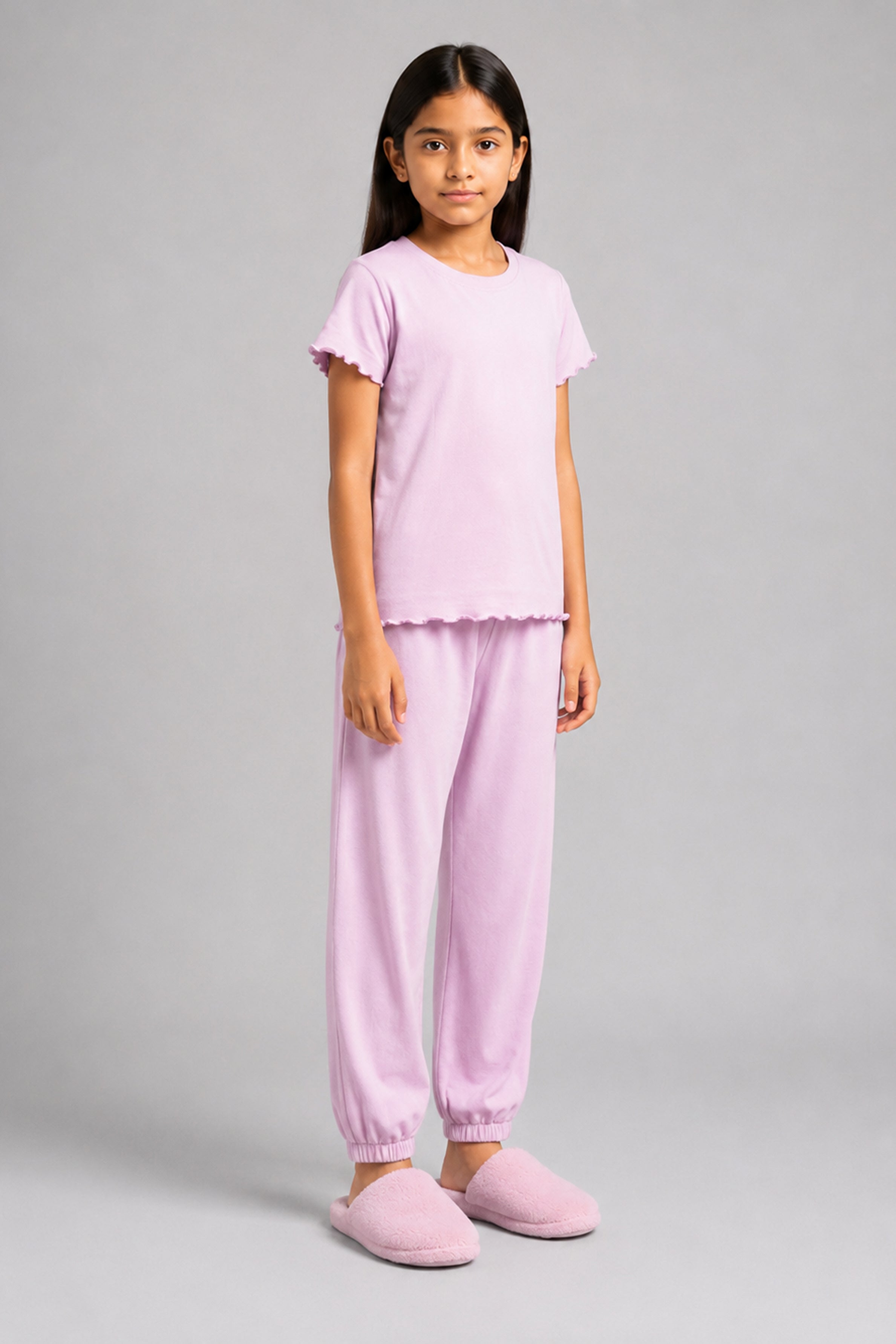 YAWN Kid's Pijama 2Pcs Set - Purple