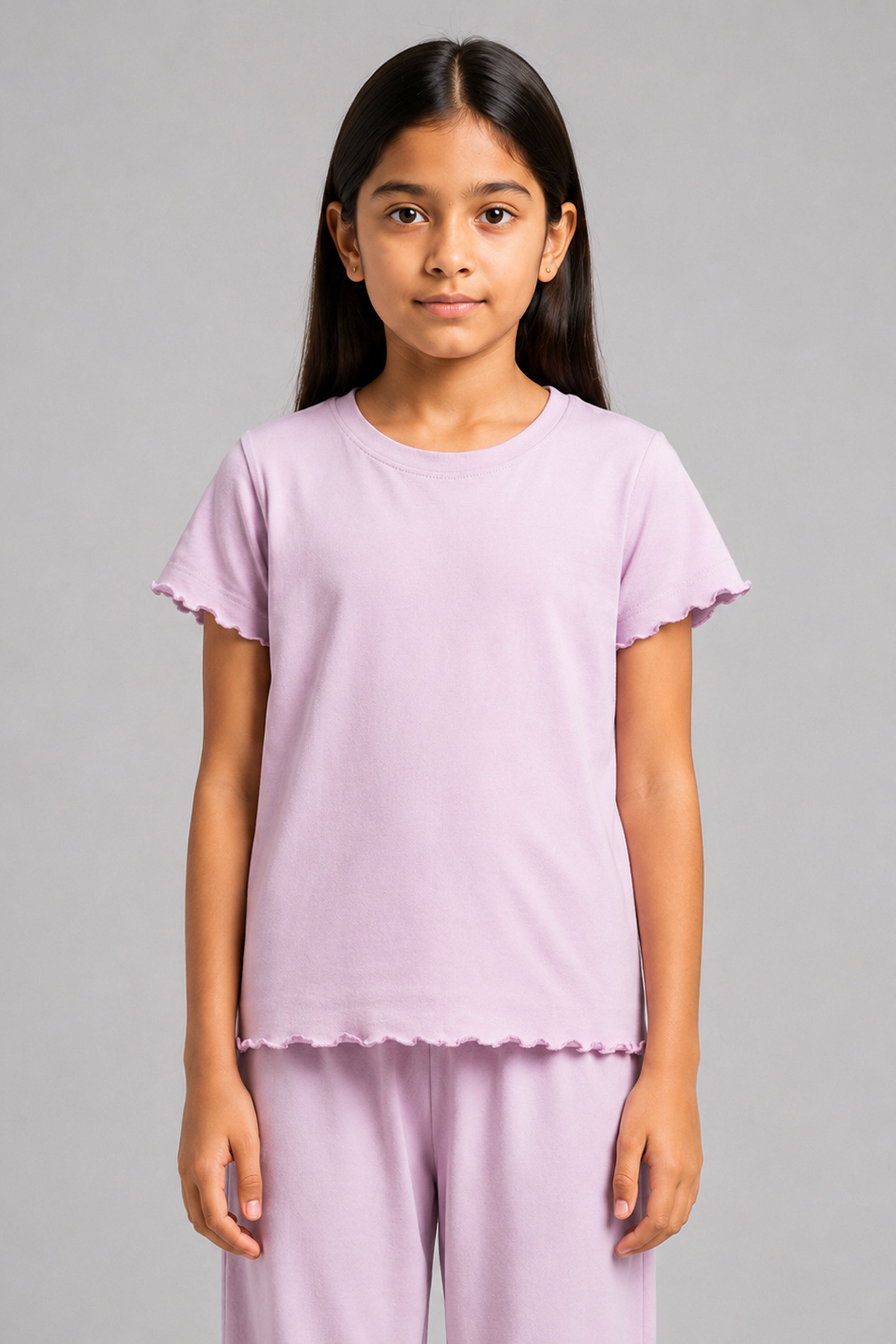 YAWN Kid's Pijama 2Pcs Set - Purple