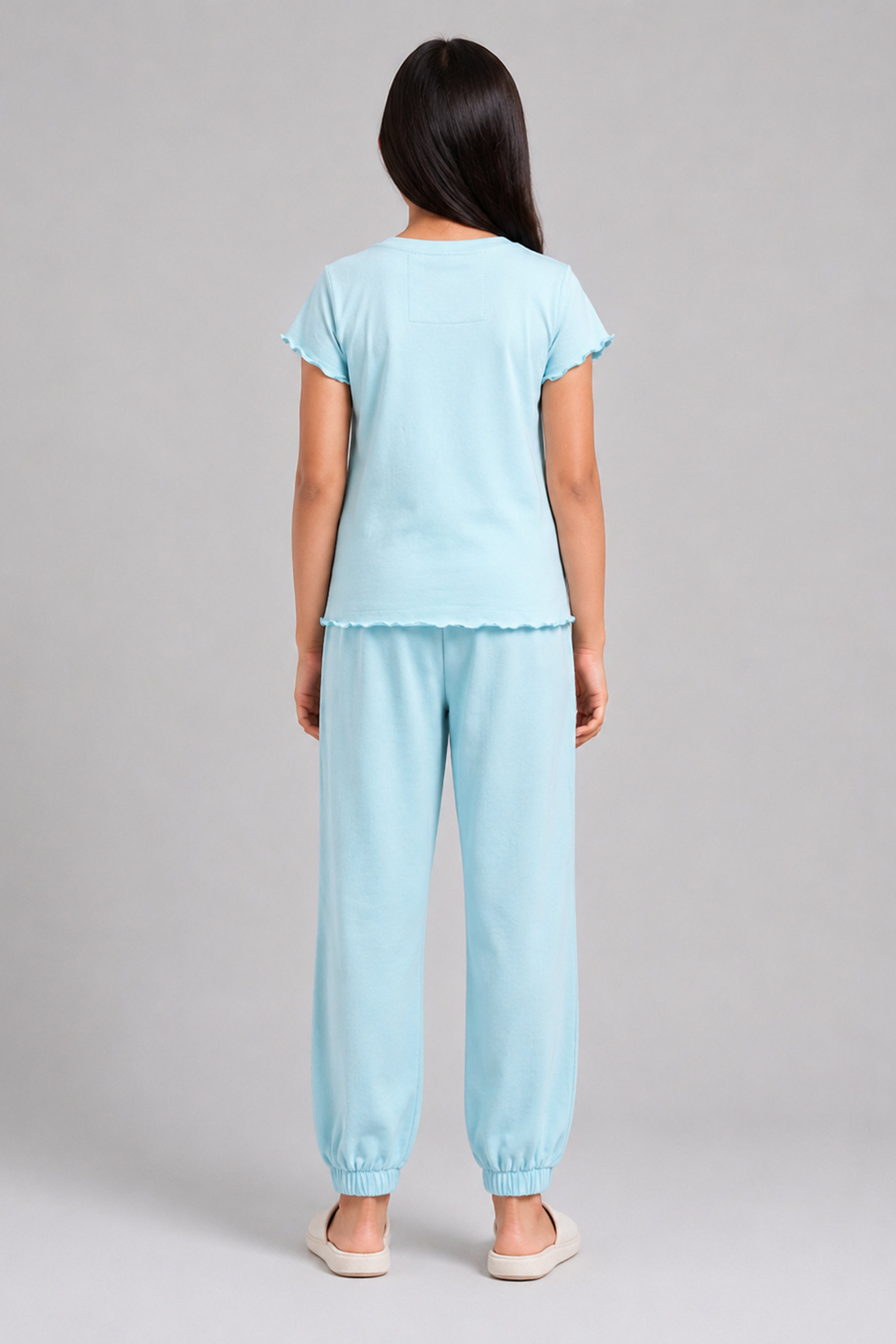 YAWN Kid's Pijama 2Pcs Set - Blue