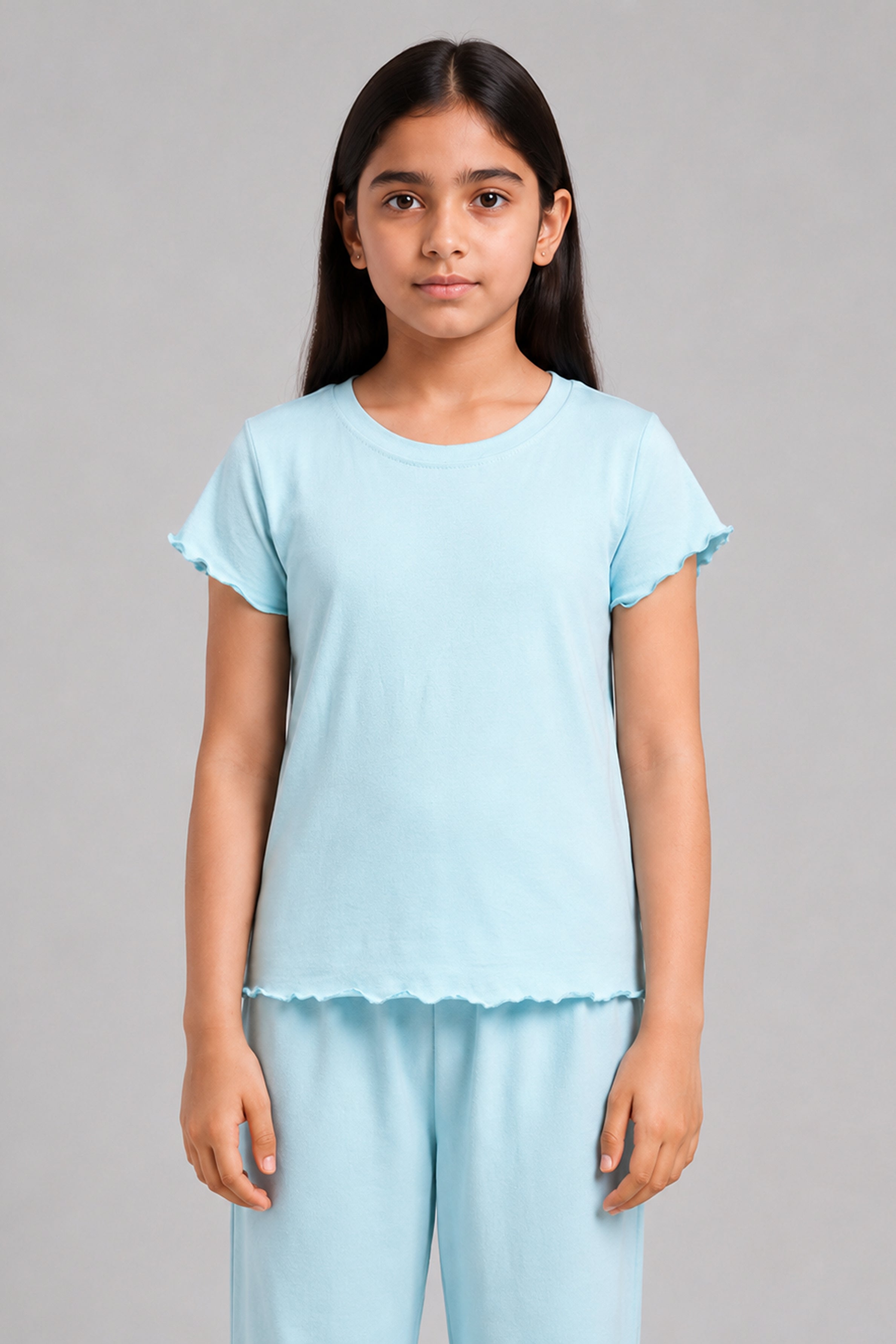 YAWN Kid's Pijama 2Pcs Set - Blue