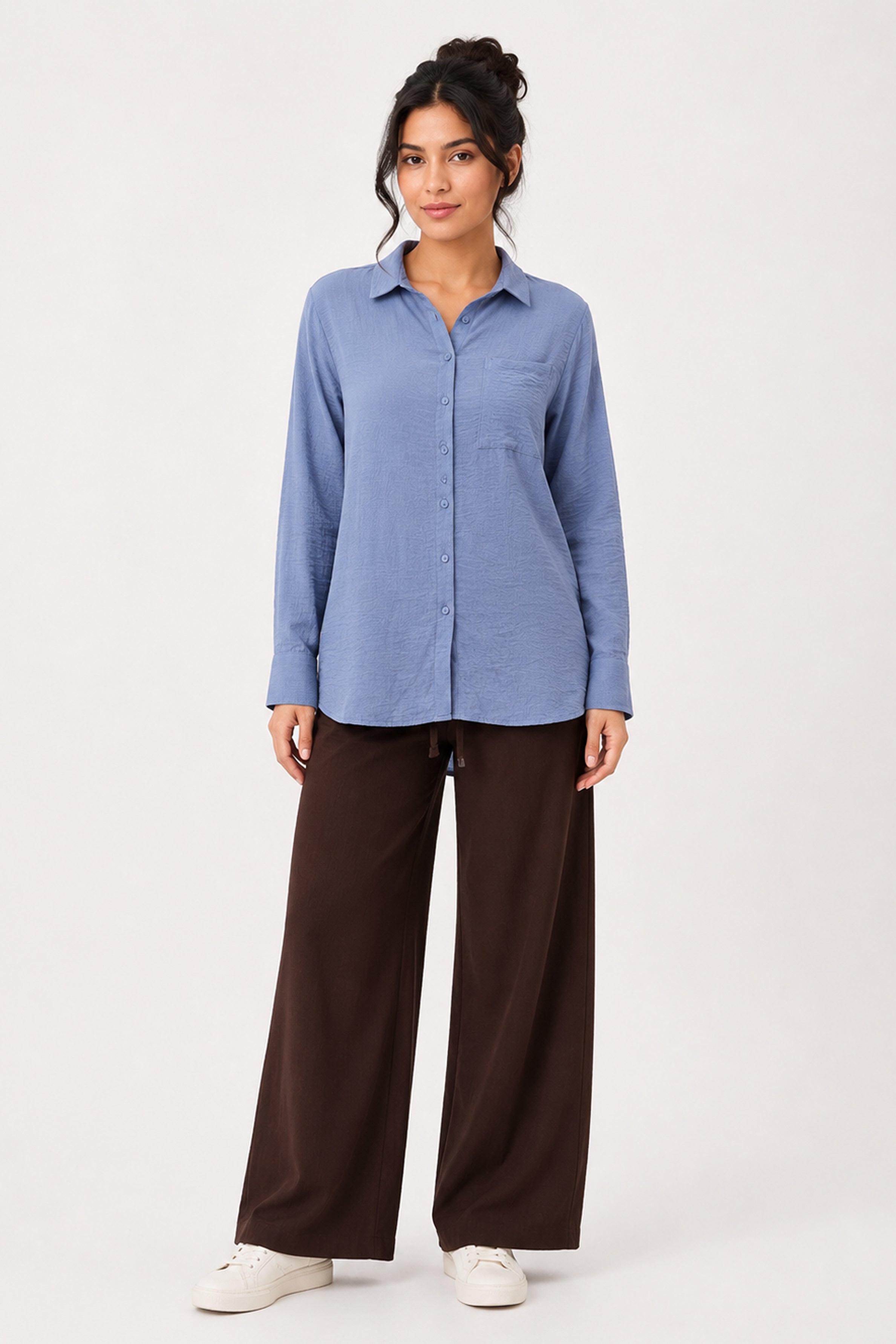 Modano Women's Casual Shirt - Purple