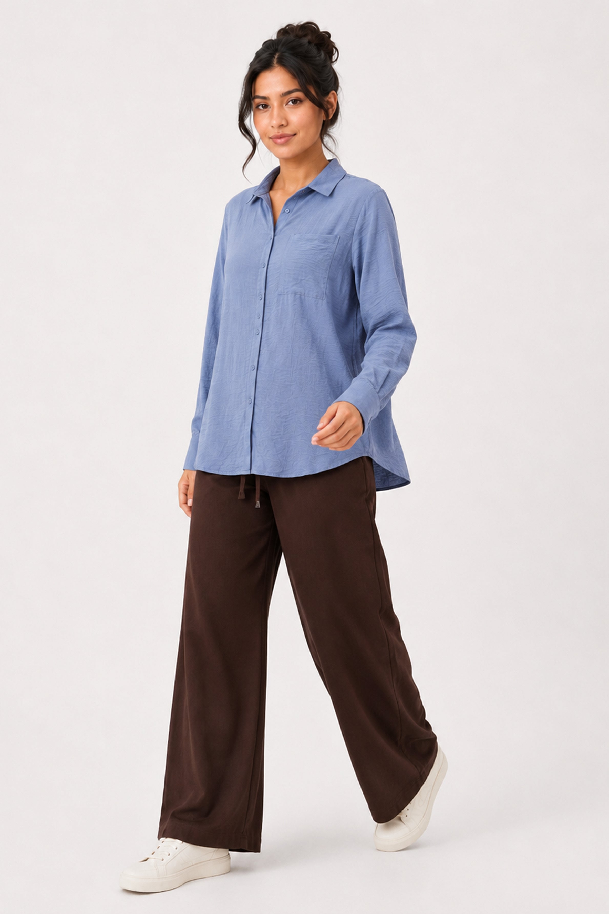 Modano Women's Casual Shirt - Purple