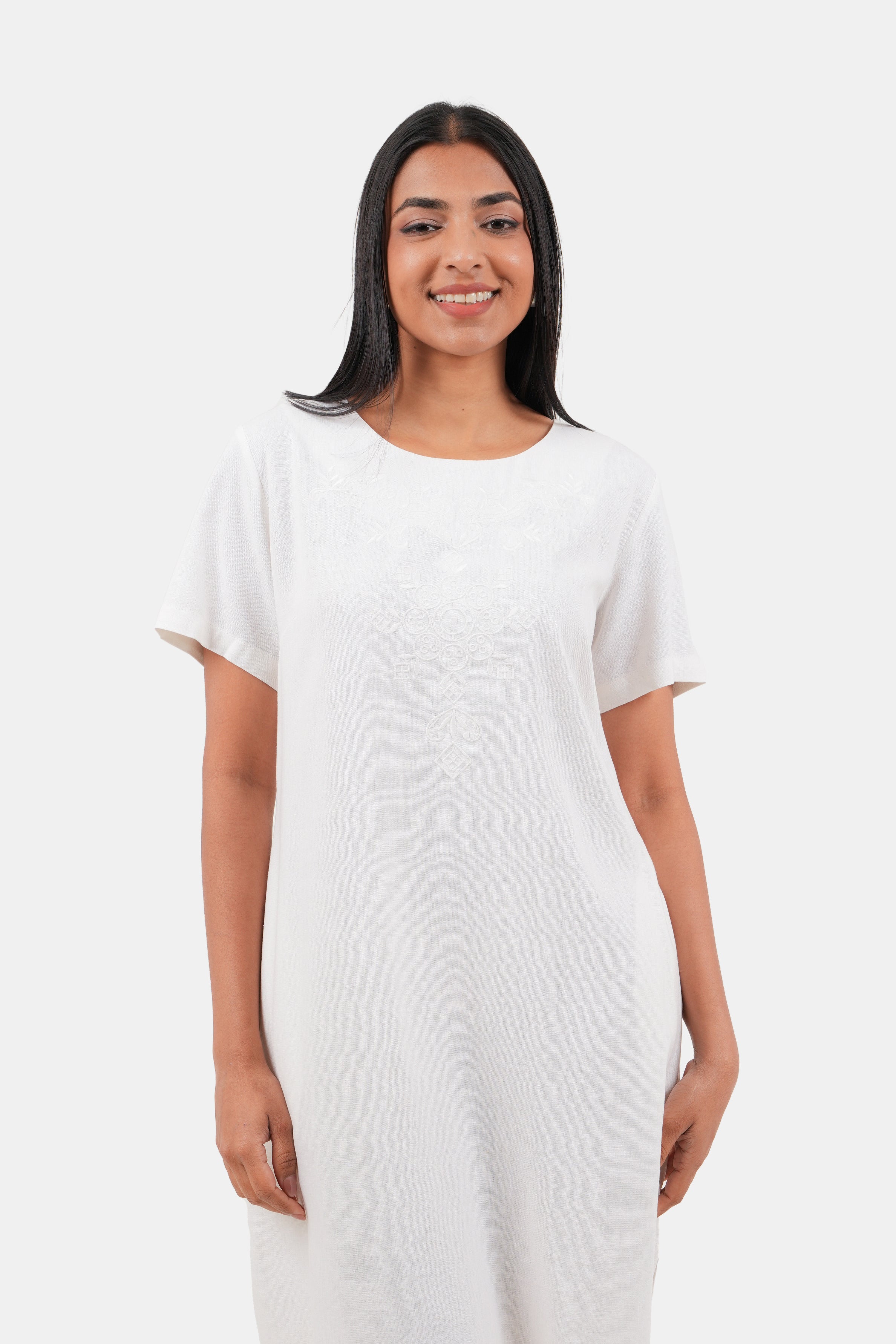 Envogue Ladies Linen Dress