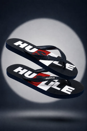 HUSTLE Men's  Flip Flops - Navy