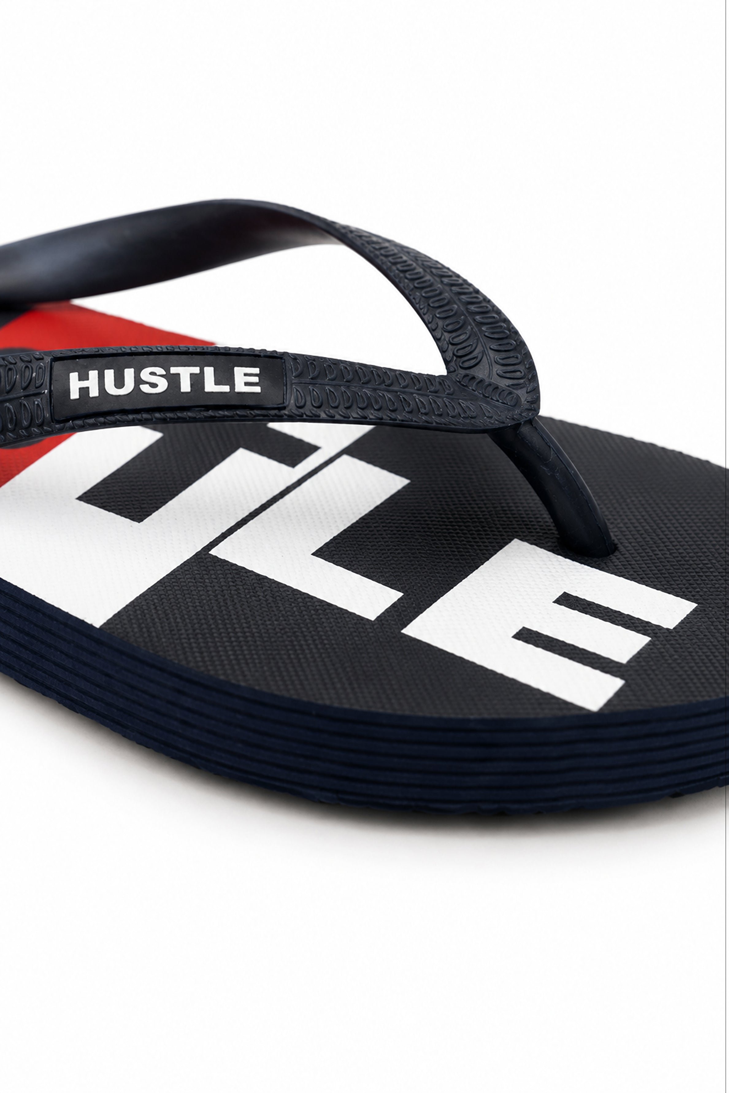 HUSTLE Men's  Flip Flops - Navy