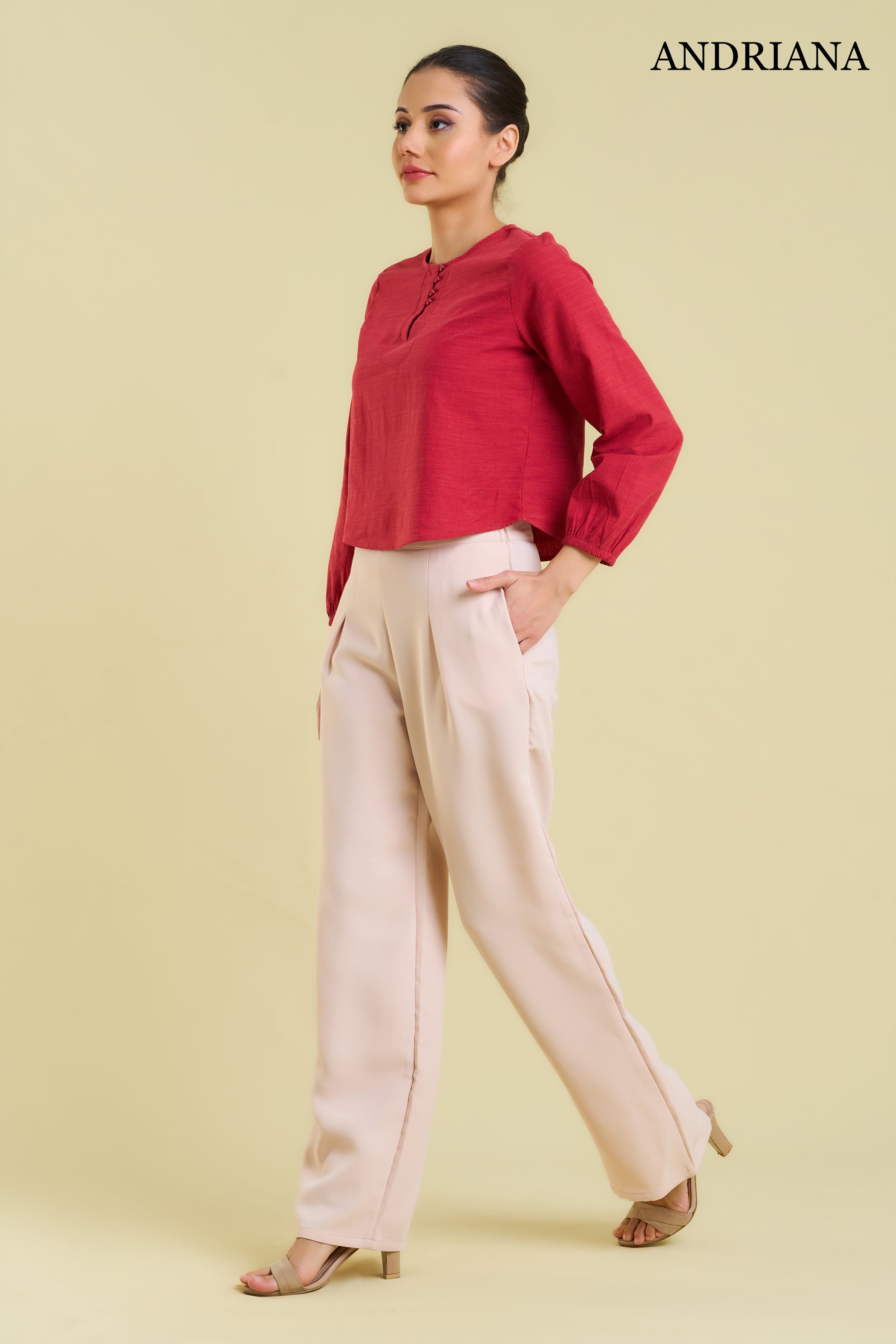 ANDRIANA Women's Formal Blouse