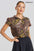 ANDRIANA Women's Printed Formal Blouse