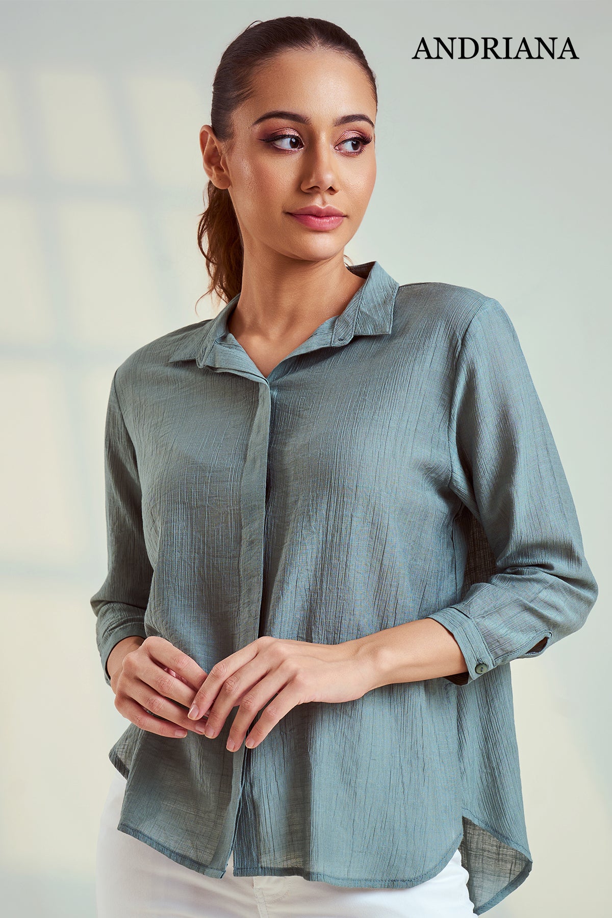 Andriana Women's Office Blouse