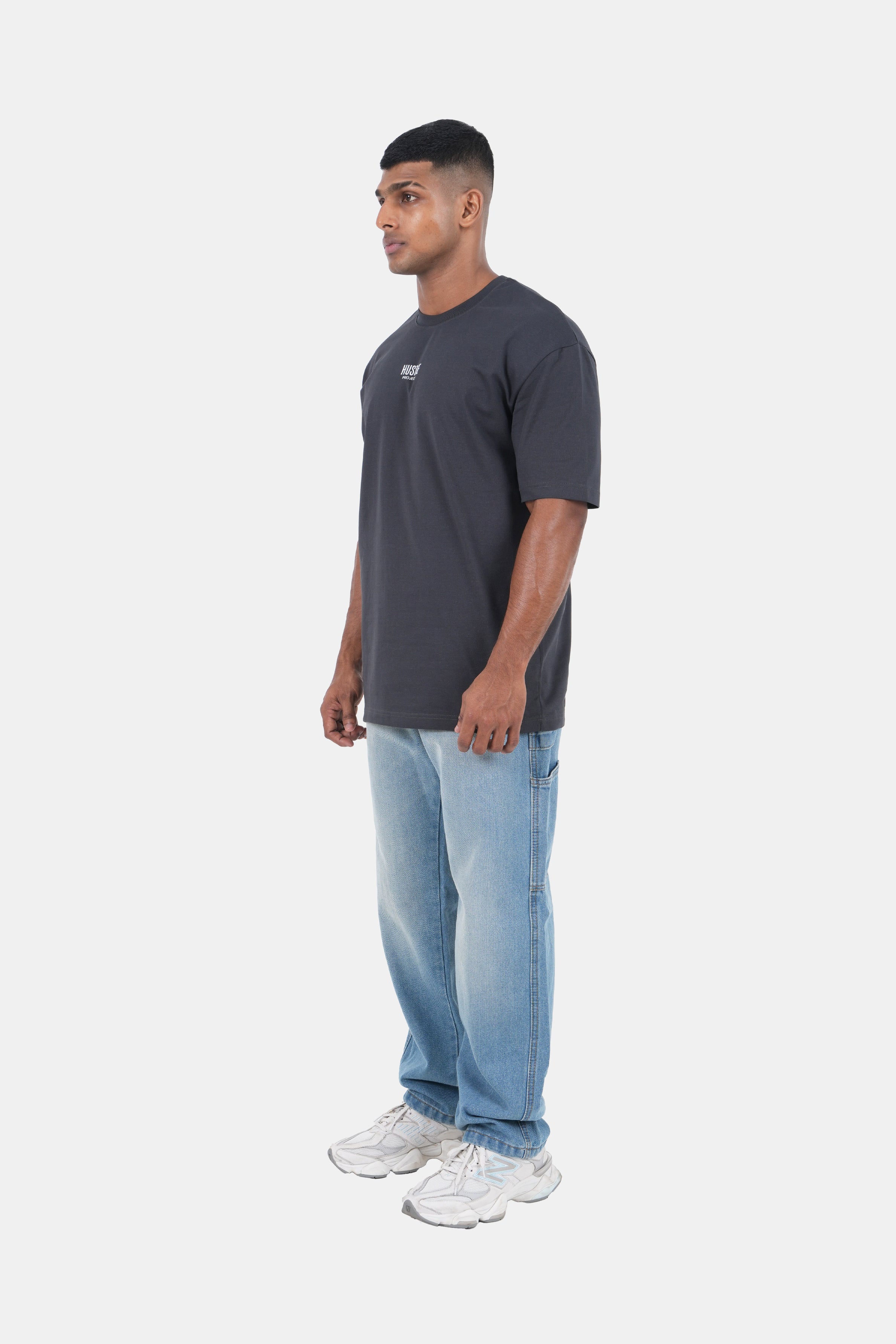 Hustle Jersey Vibes Men's Relax Fit Printed T-Shirt