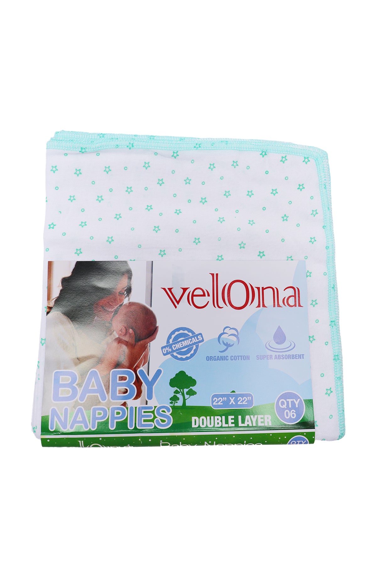 Velona Baby Nappies (6 Pcs)