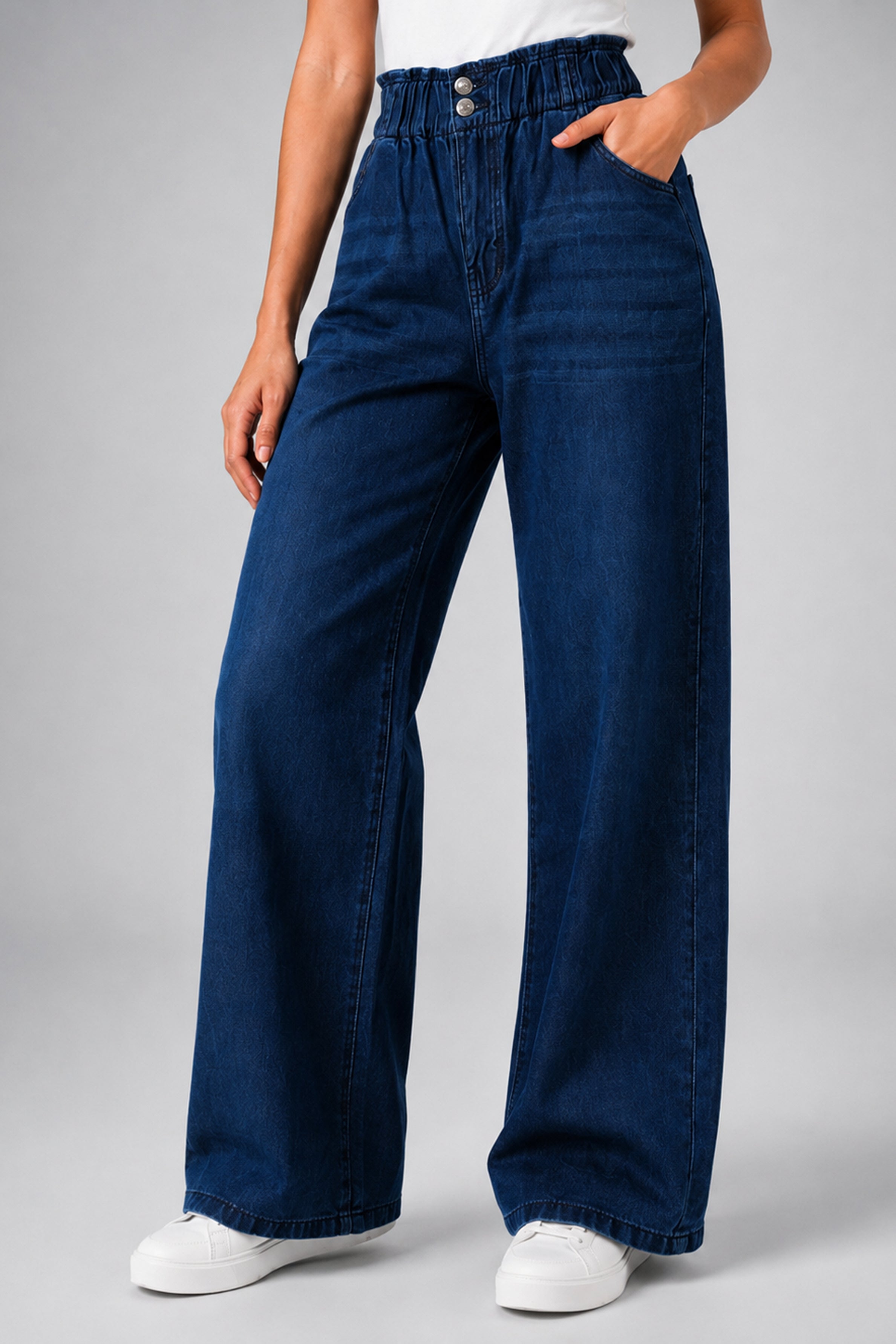 MODANO Women's Jeans - Dark Blue