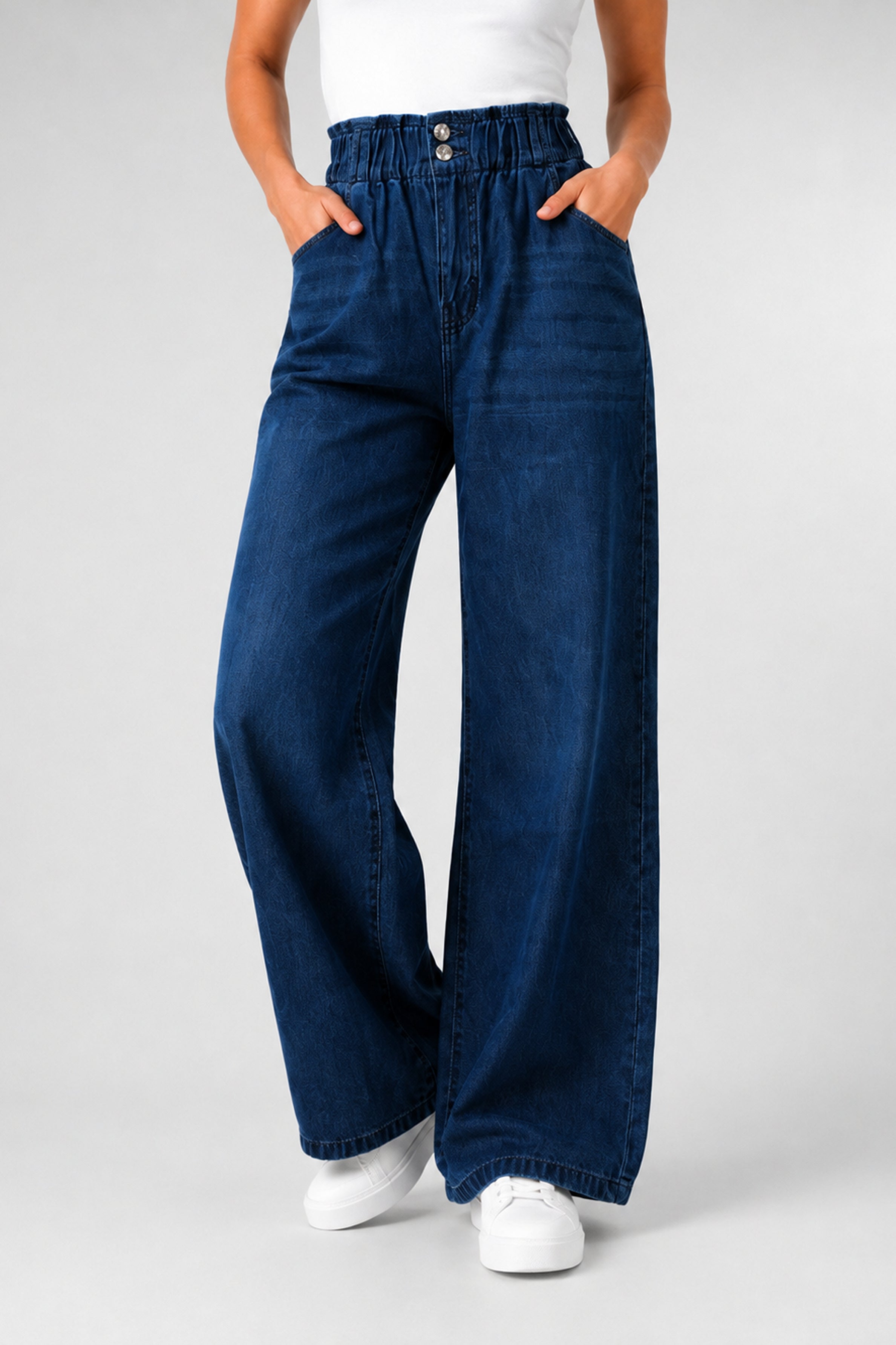 MODANO Women's Jeans - Dark Blue