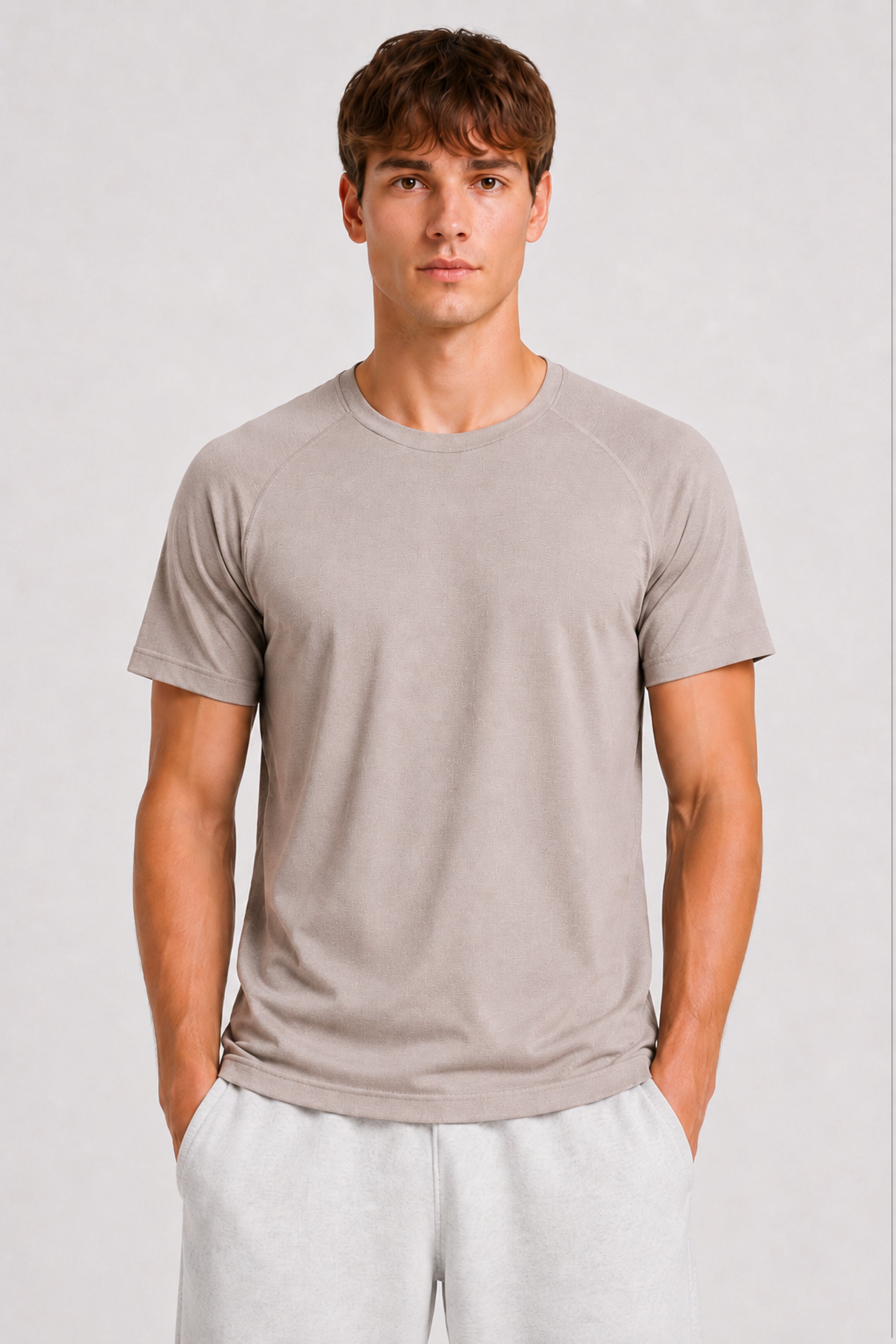 STRIDE Men’s Performance Sports Tee - Brown