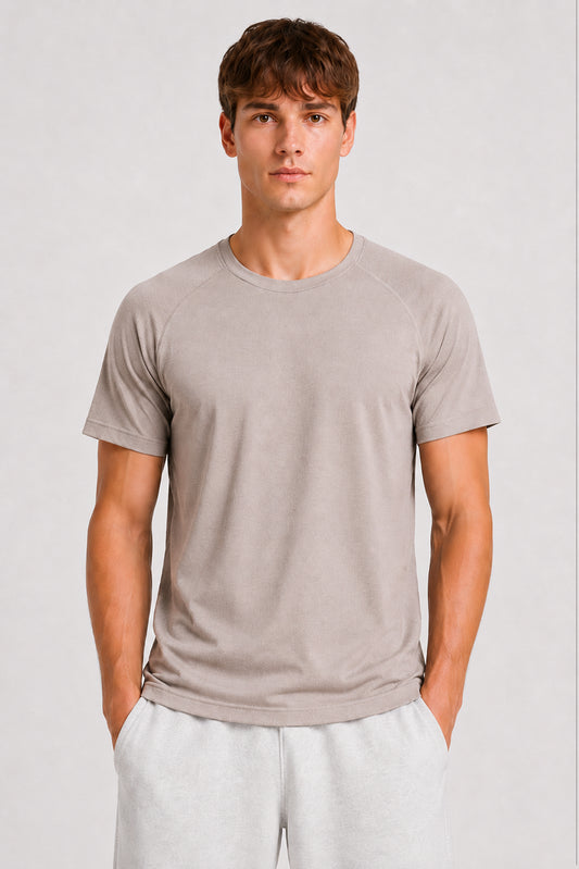 STRIDE Men’s Performance Sports Tee - Brown