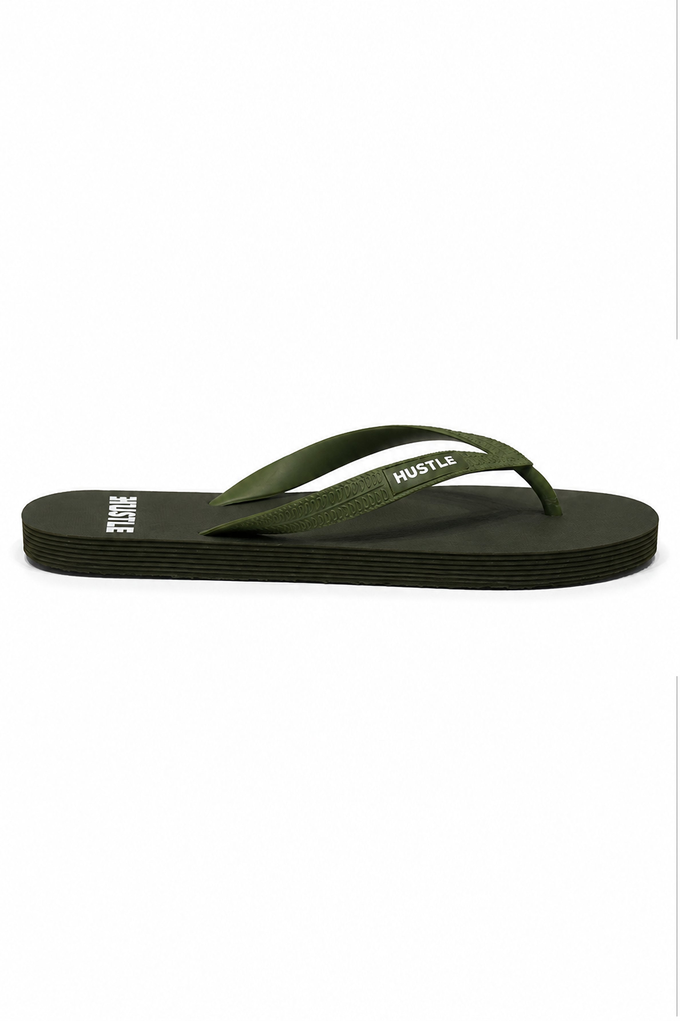 HUSTLE Men's Flip Flops - Green