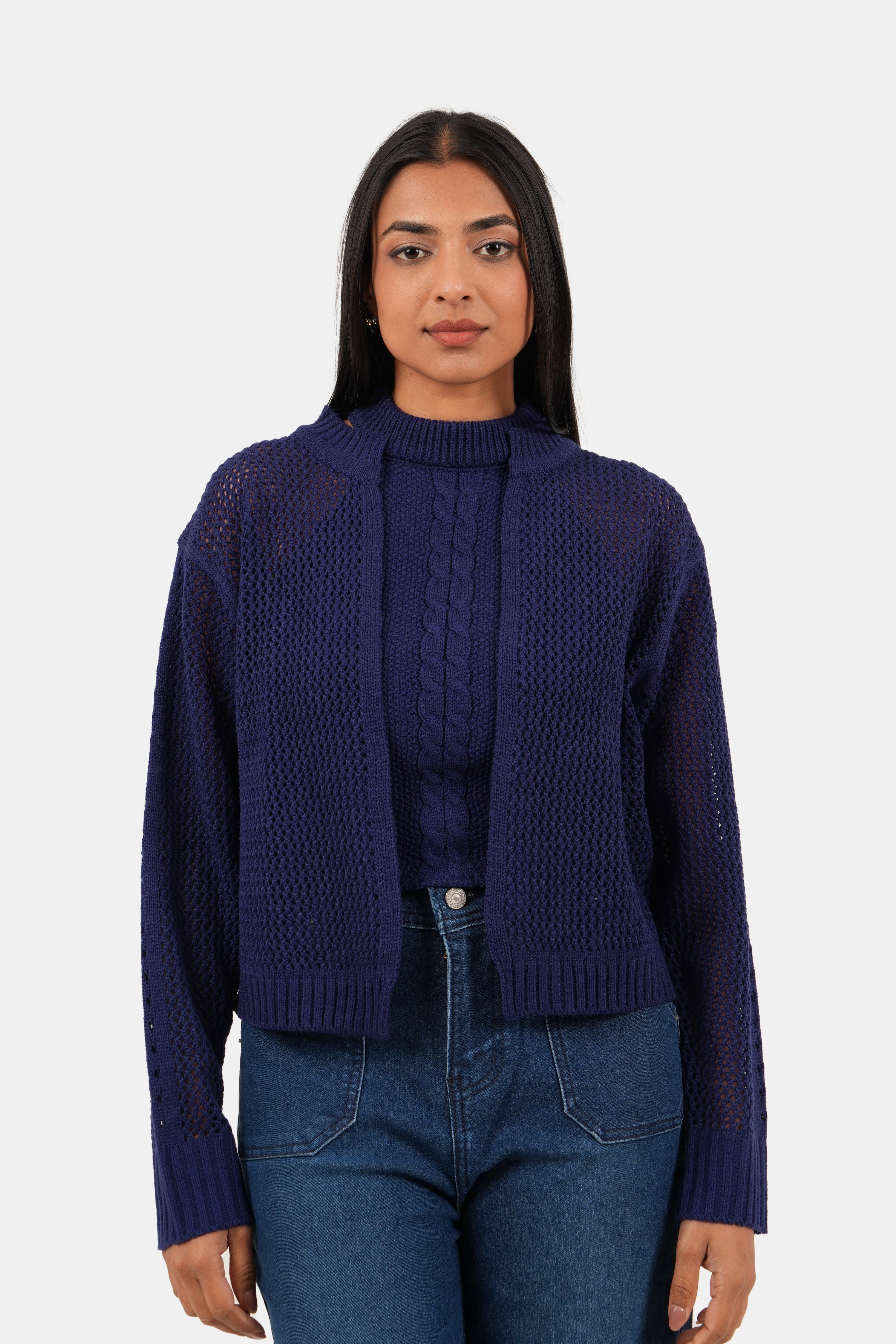 Envogue Ladies Winter Cardigan