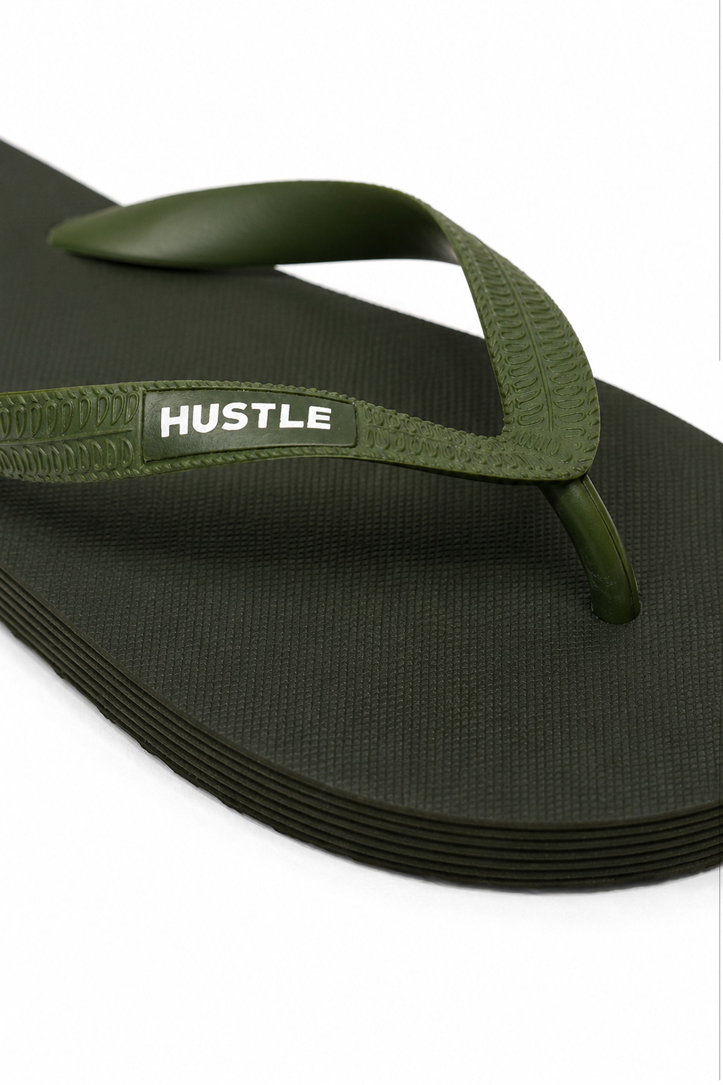 HUSTLE Men's Flip Flops - Green