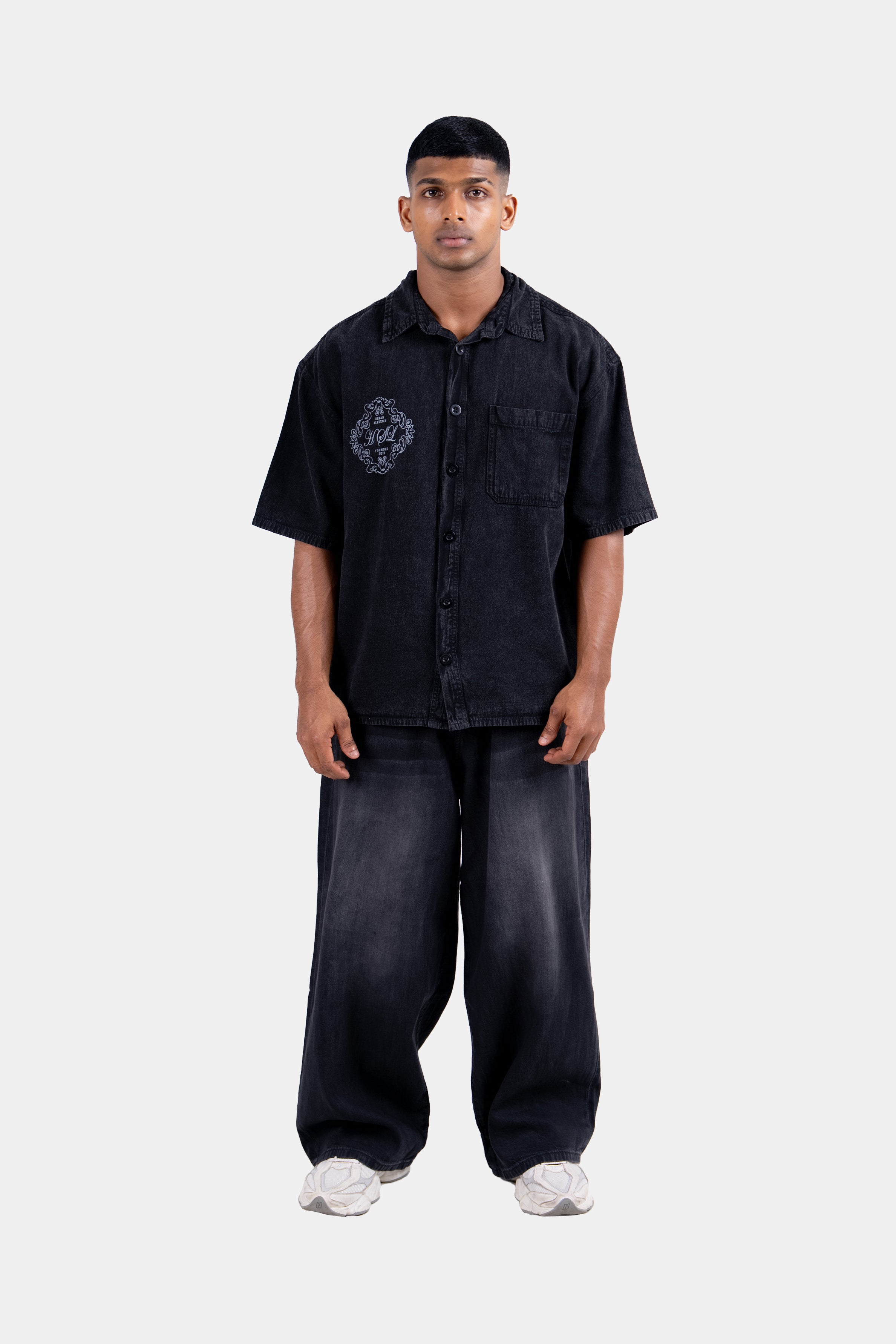 HUSTLE Men's Denim Shirt