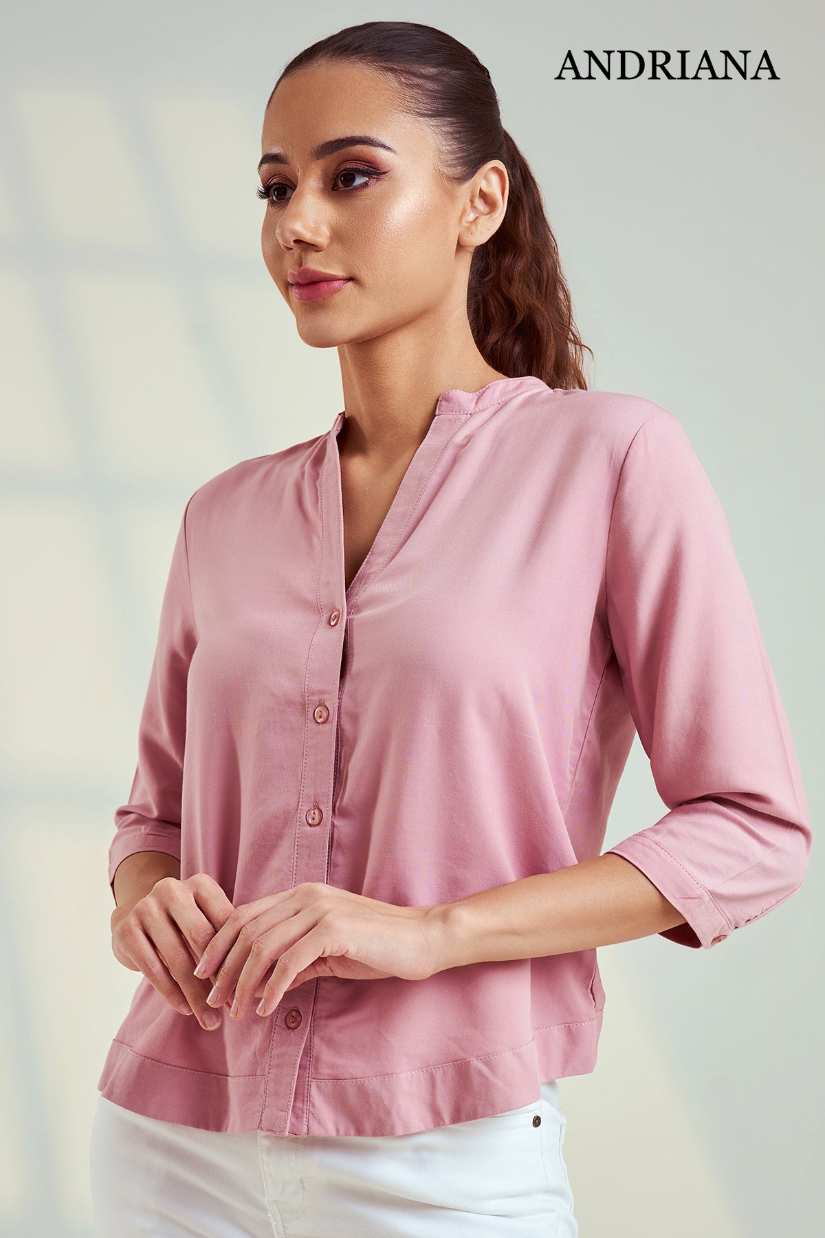 Andriana Women's Office Blouse