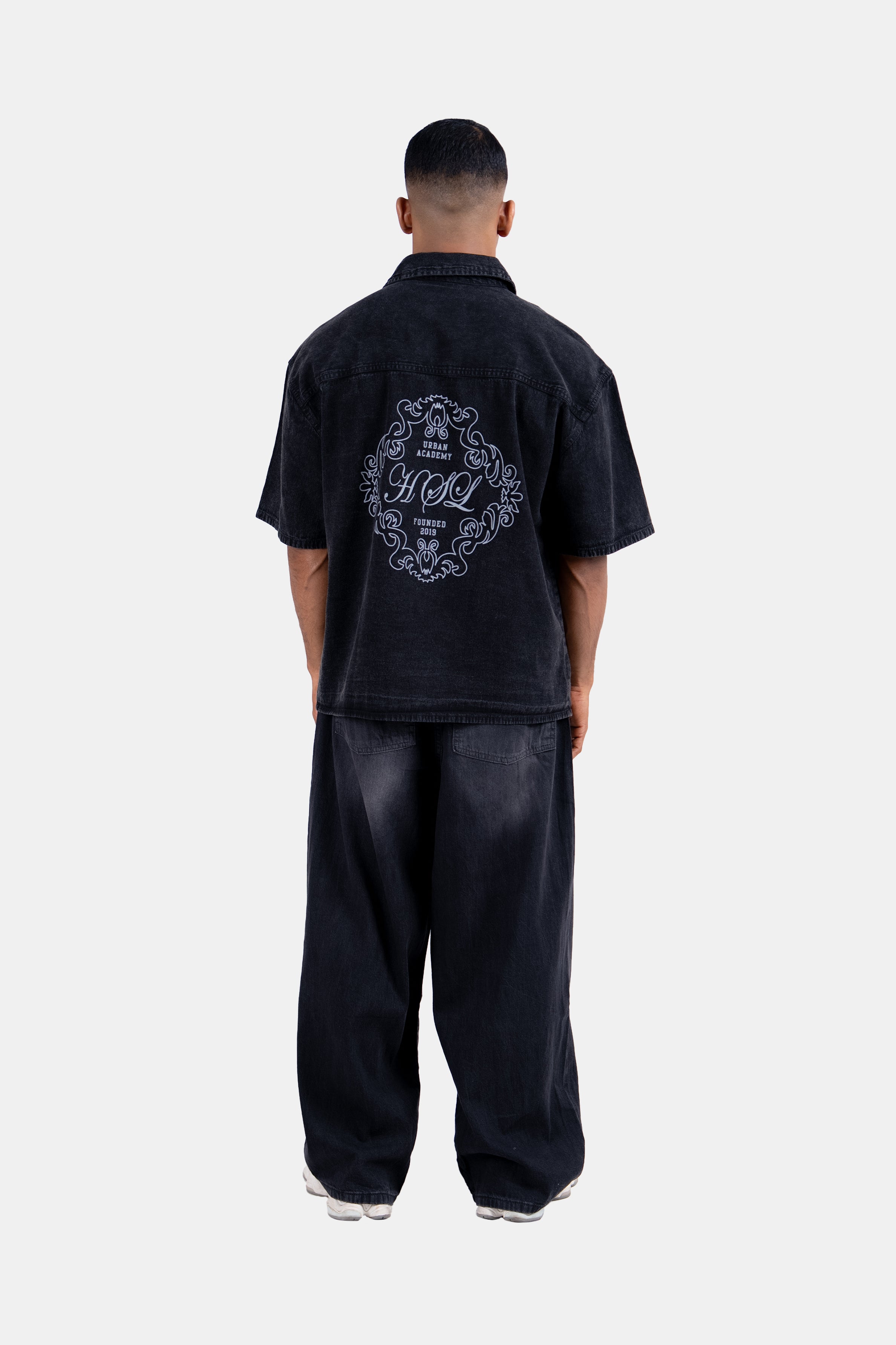 HUSTLE Men's Denim Shirt
