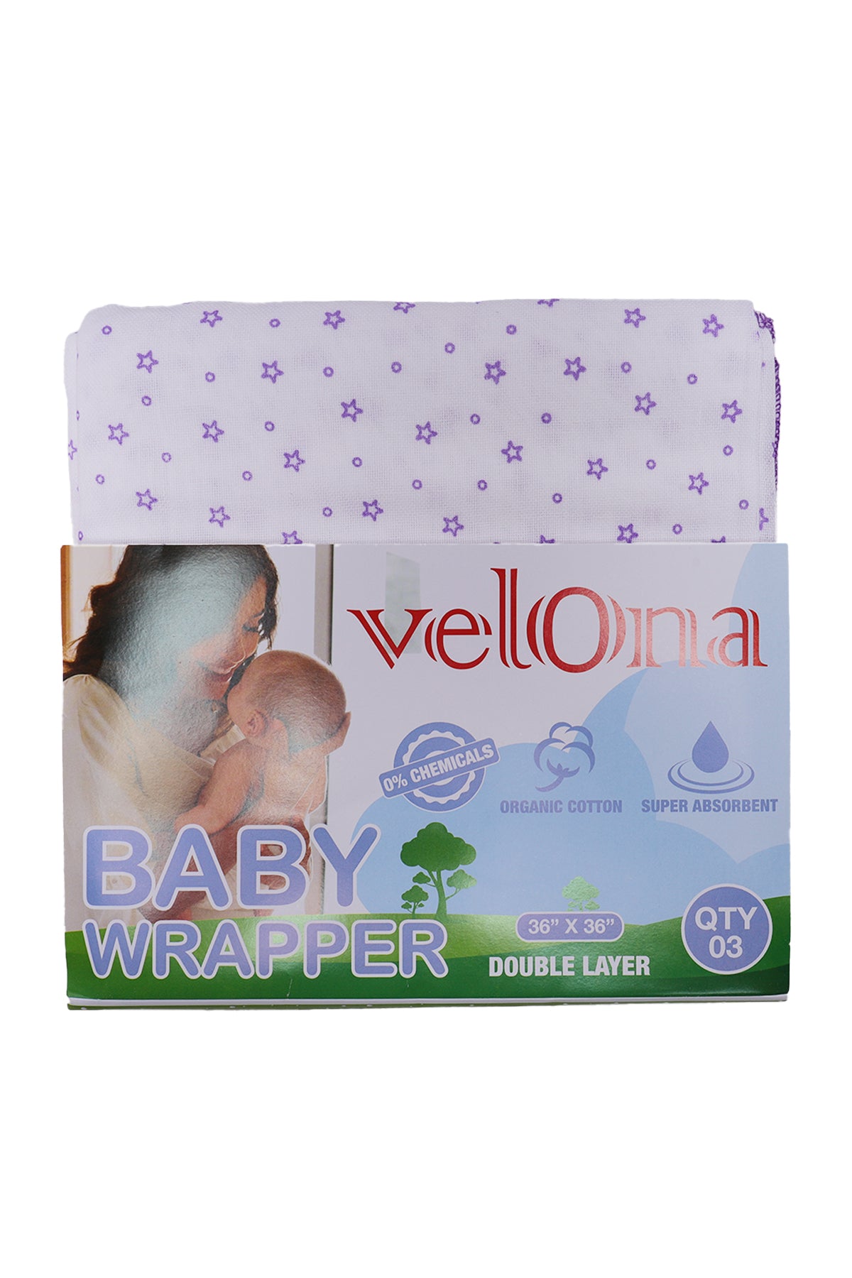 Velona Baby Wrapper (3 Pcs)