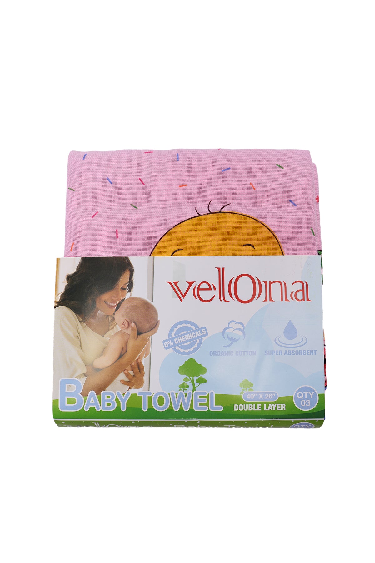 Velona Baby Towel (3 Pcs)