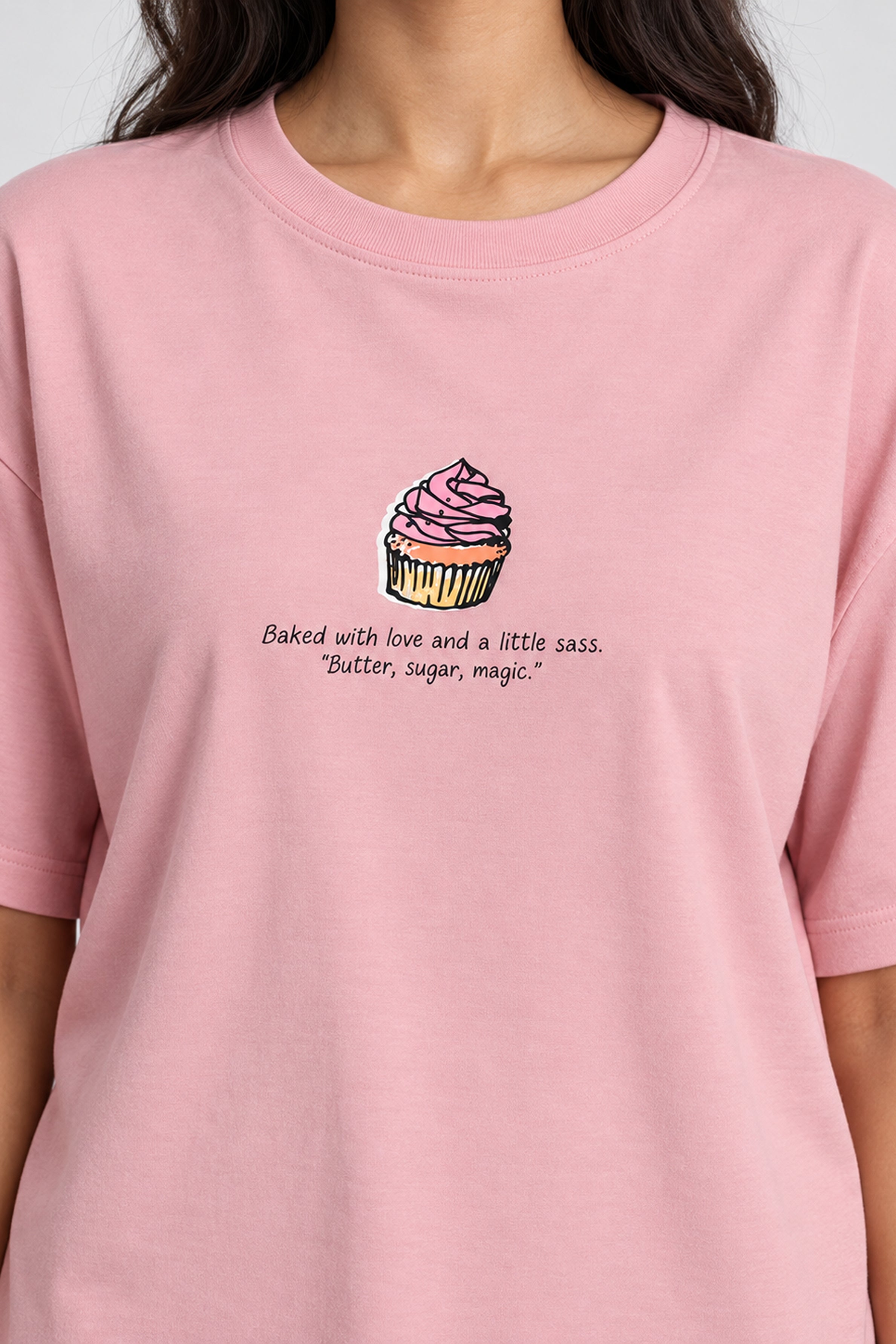 BASIC DROP MODANO Women's Tees - Pink