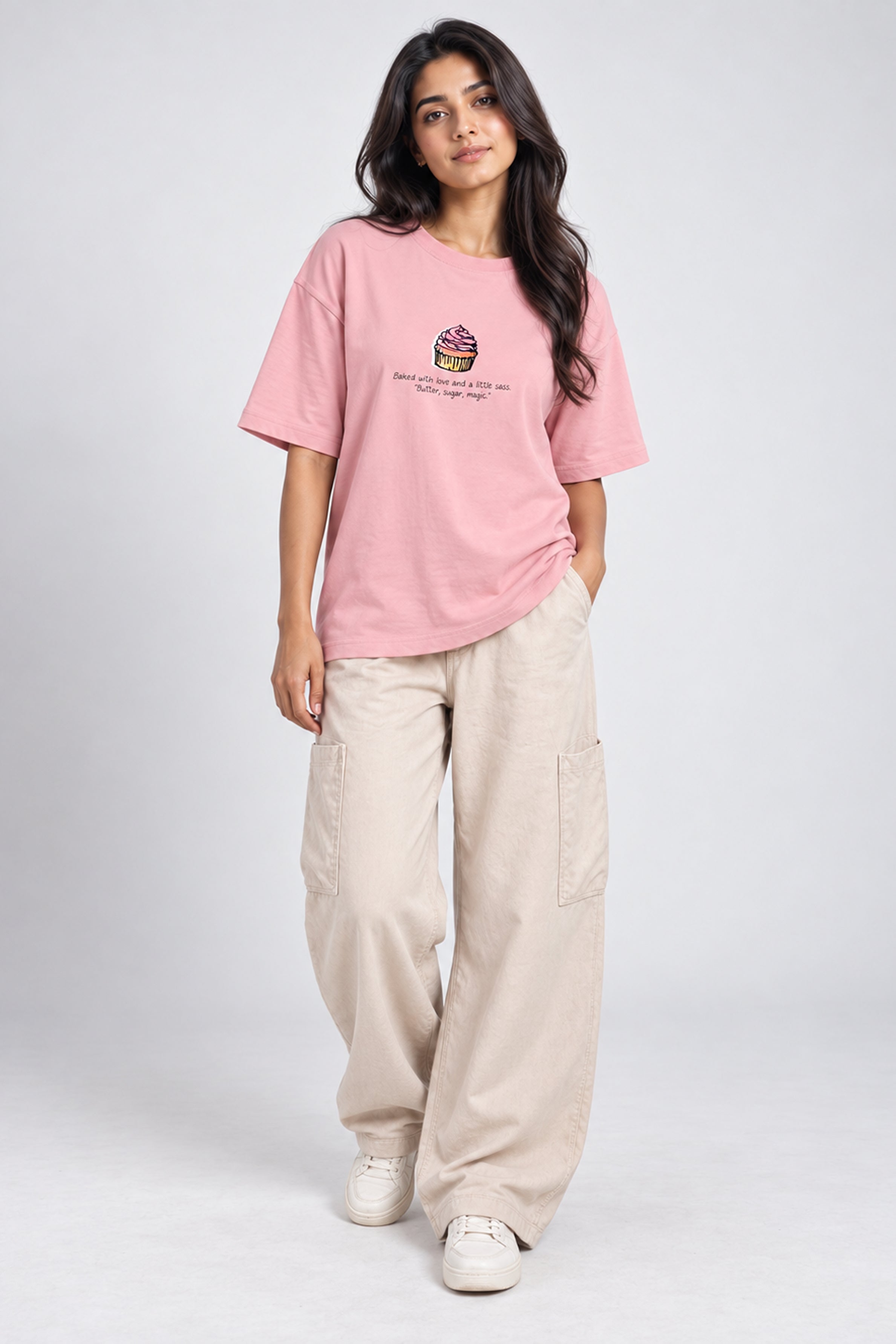 BASIC DROP MODANO Women's Tees - Pink