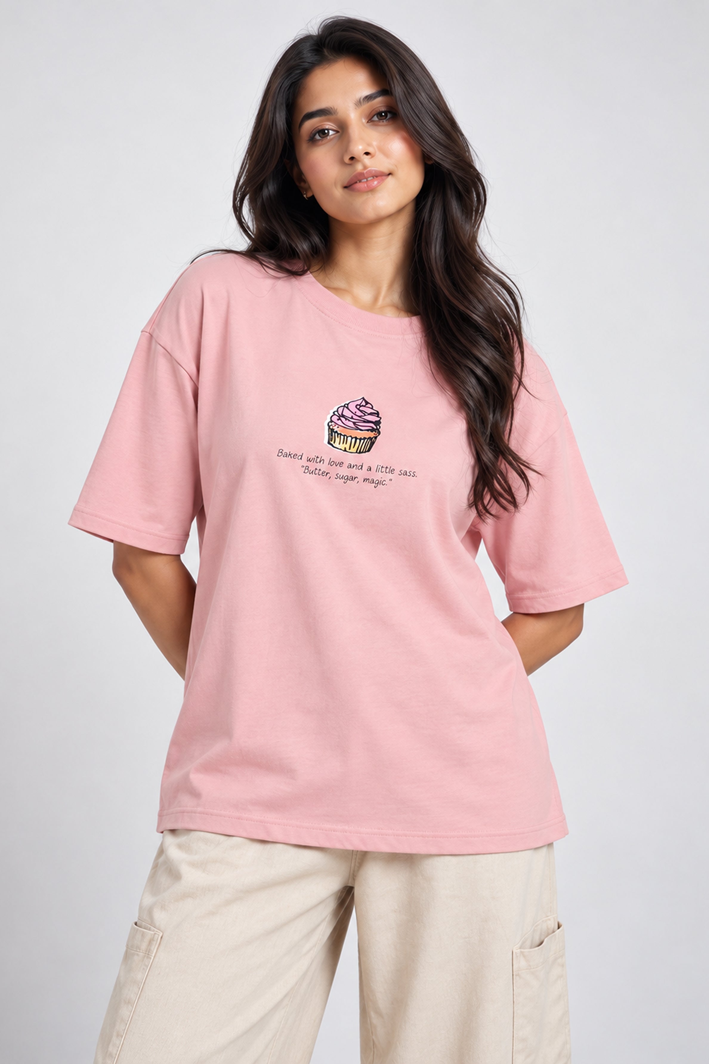 BASIC DROP MODANO Women's Tees - Pink