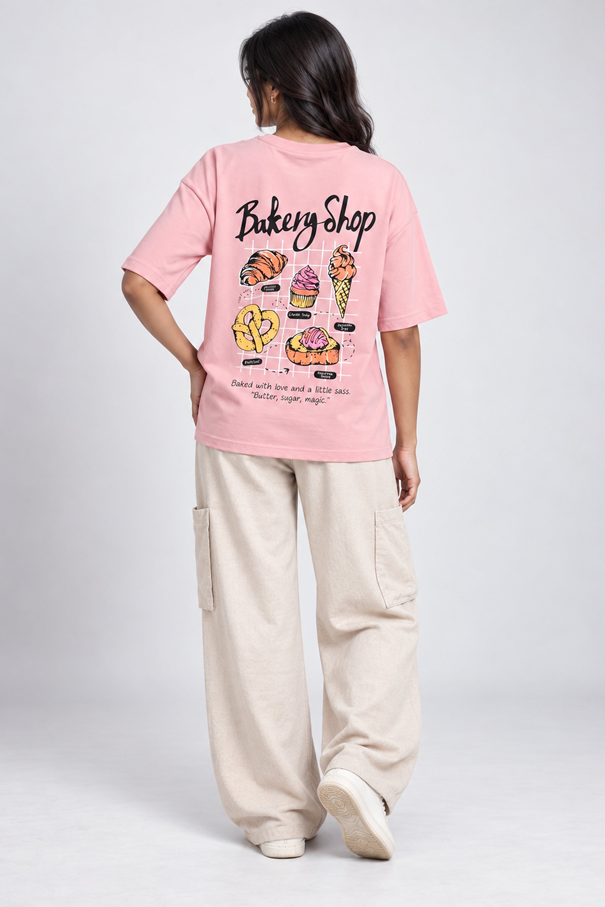 BASIC DROP MODANO Women's Tees - Pink